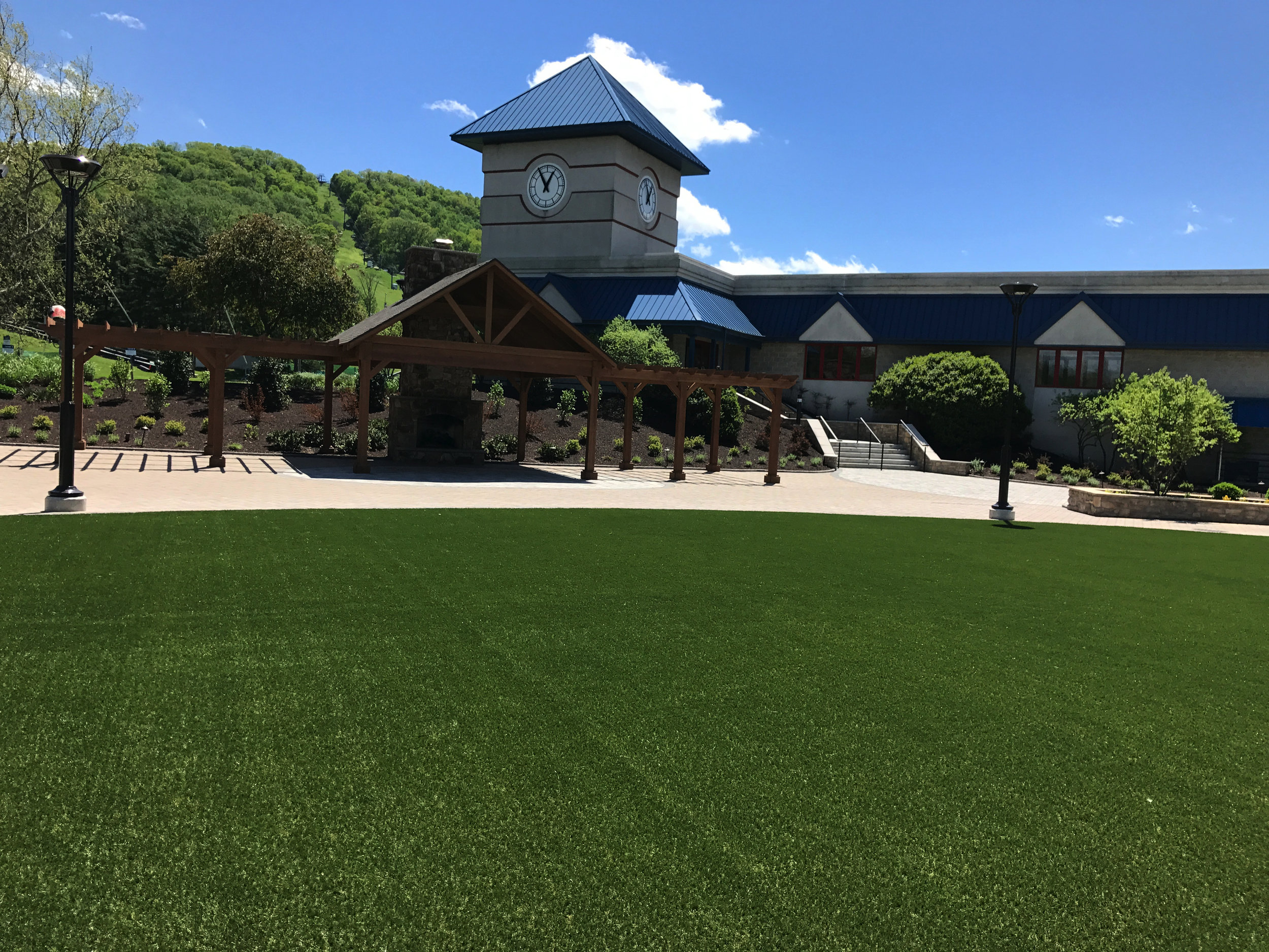 image of artificial grass at Liberty Mountain Ski Resort
