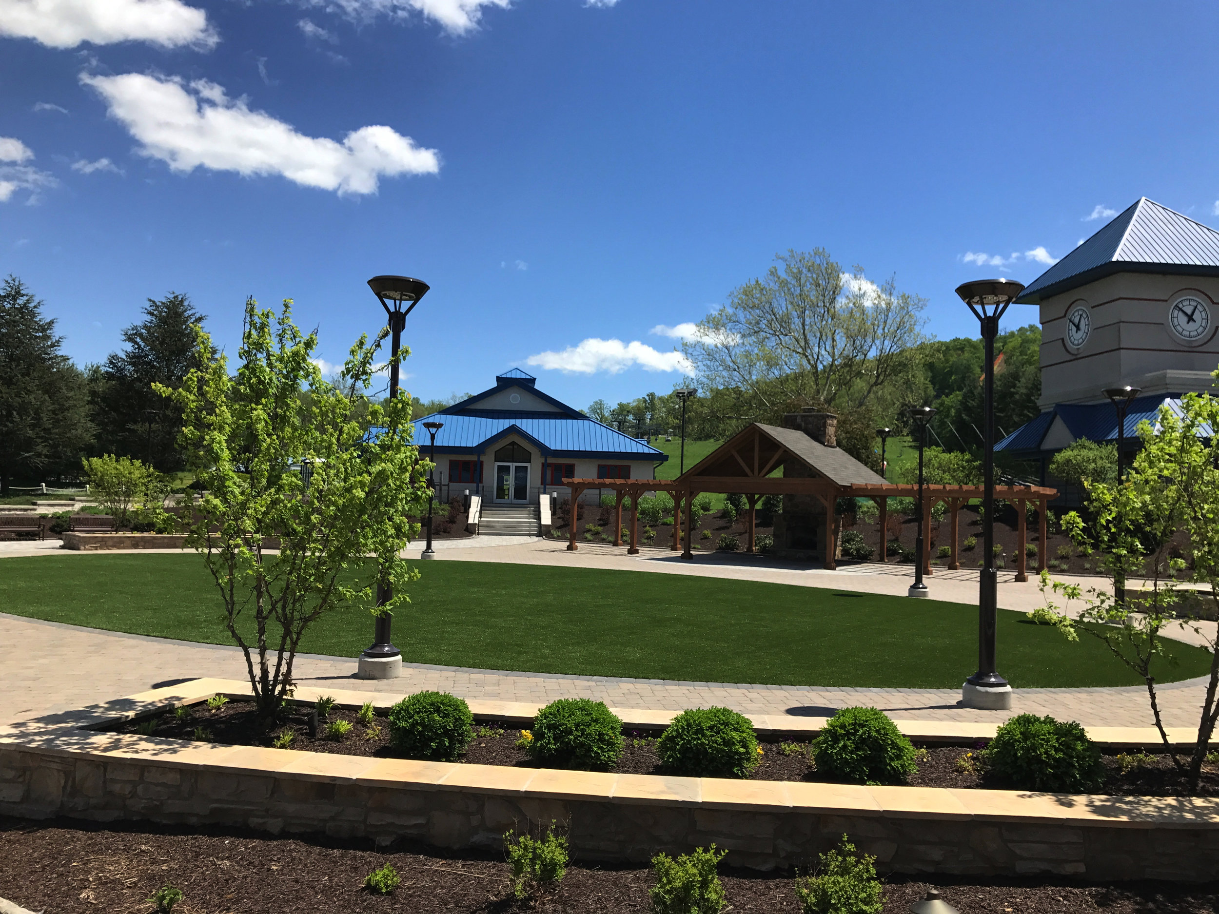 image of artificial grass at Liberty Mountain Ski Resort