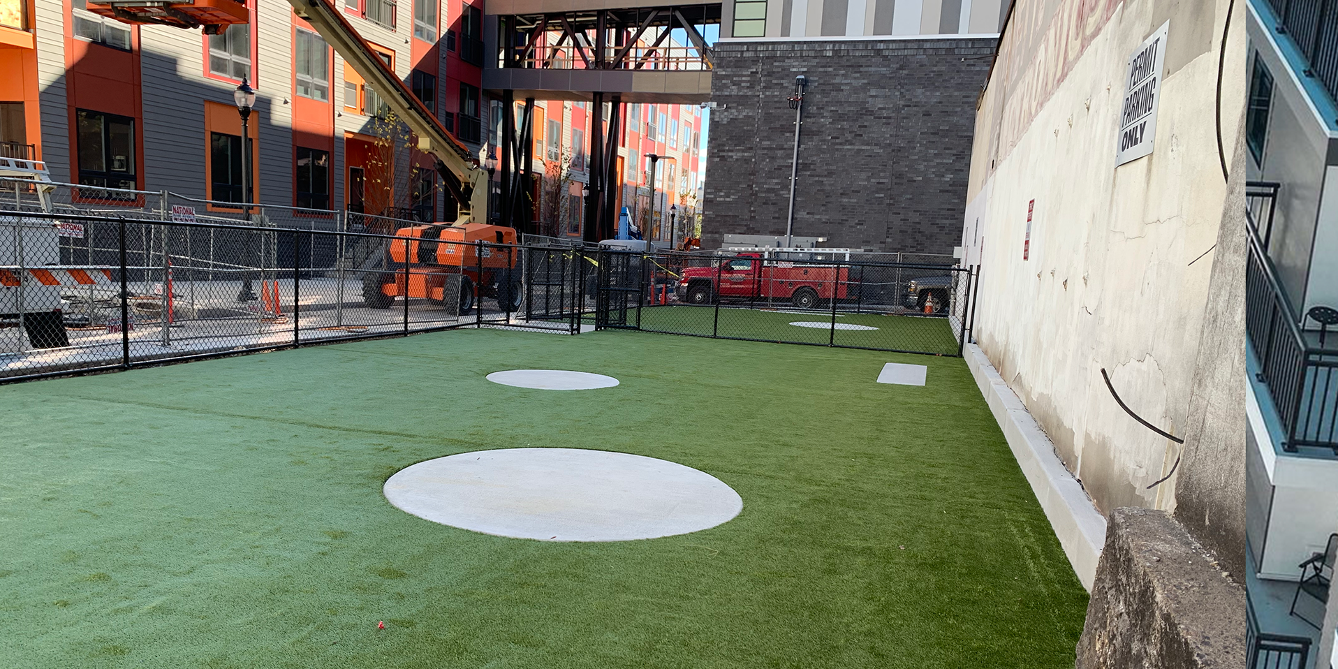 image of artificial turf installation