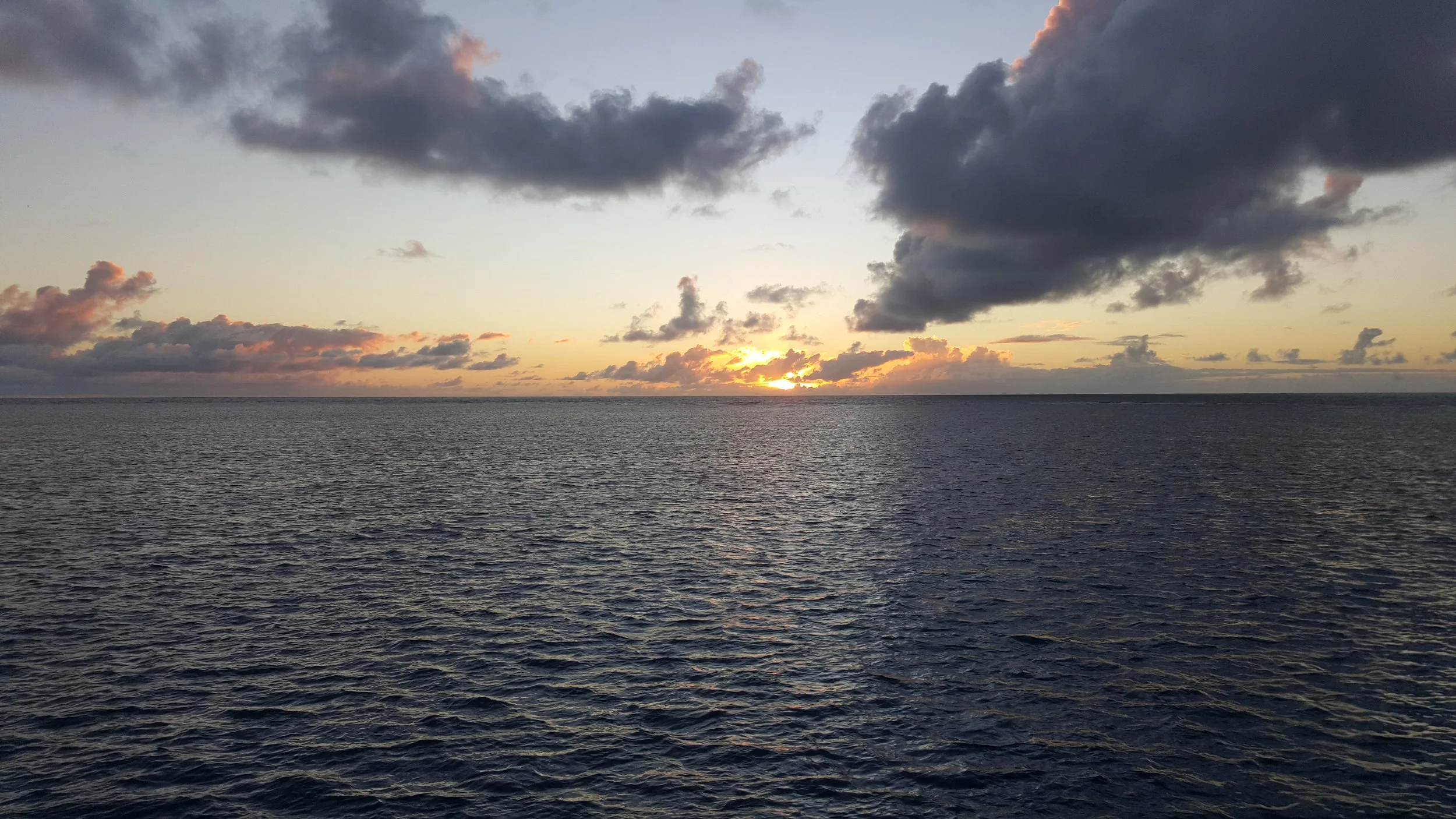 Sunset on Great Barrier Reef