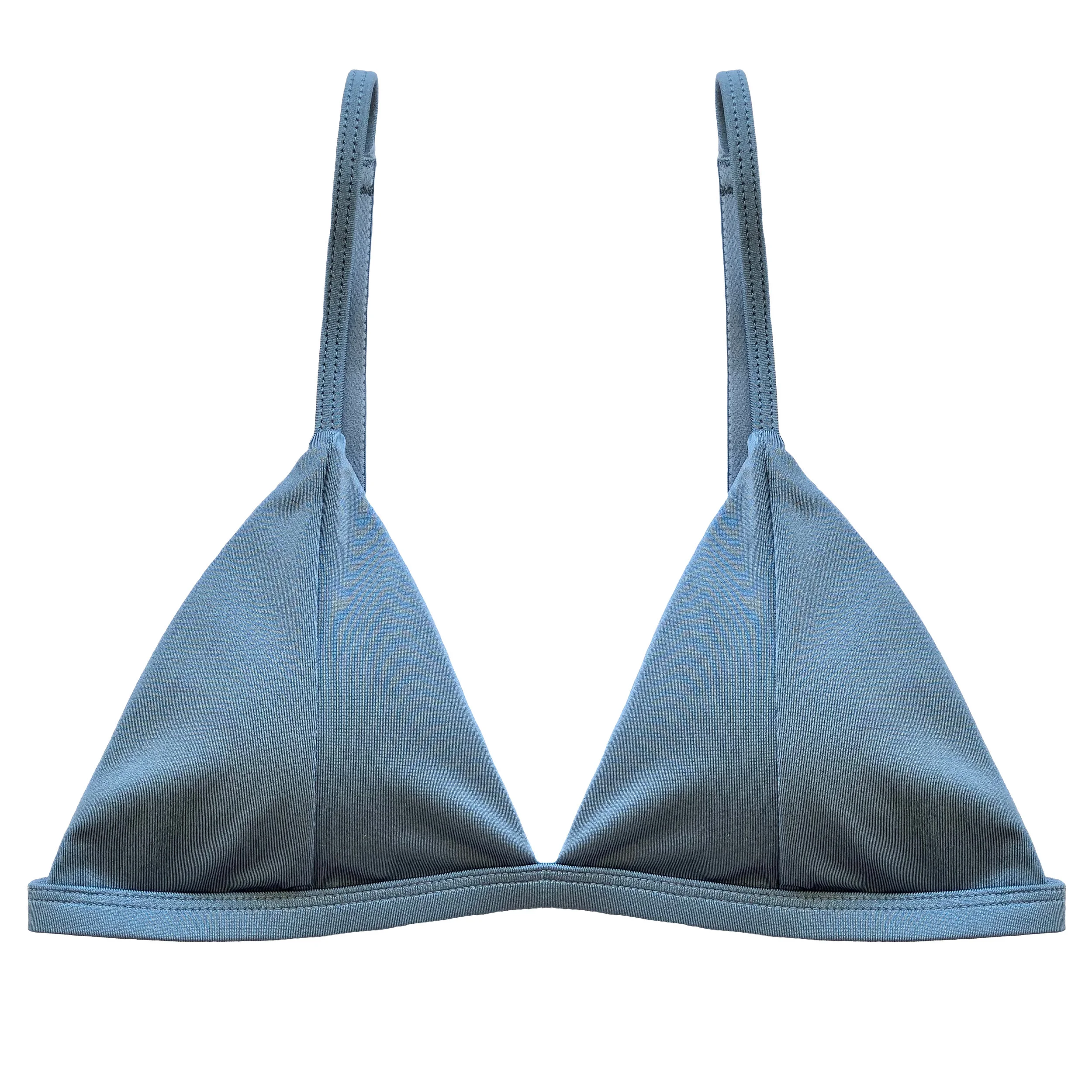 blue bikini top