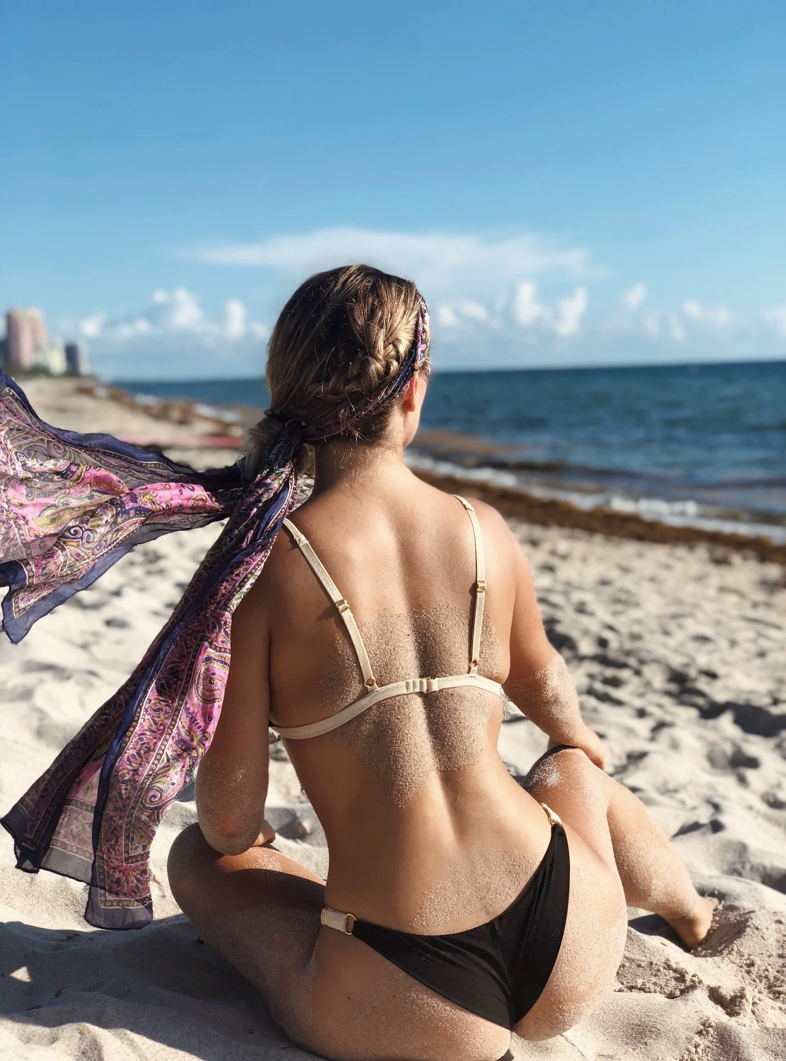 Black and nude bikini