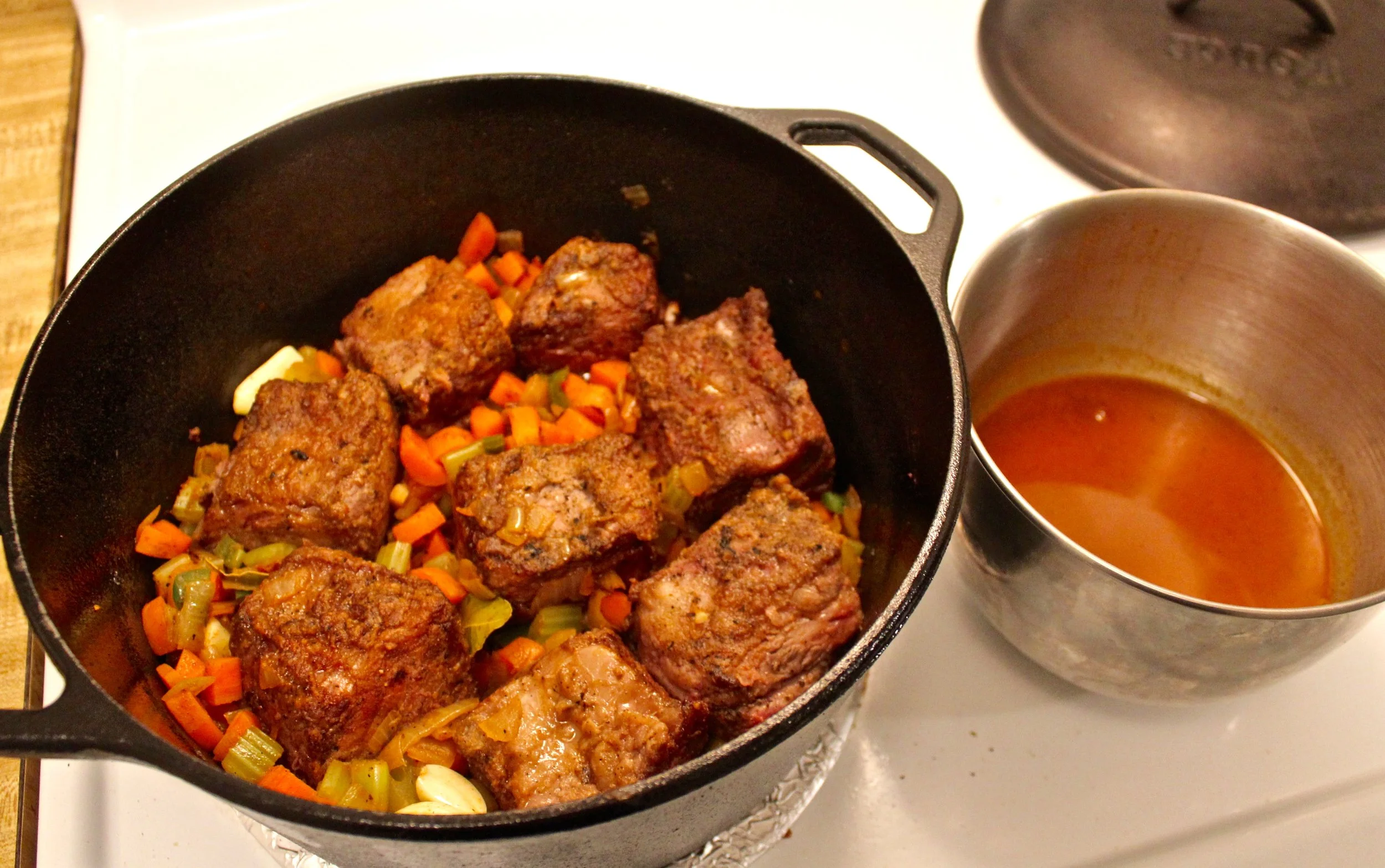 13. Nestle the Short RIbs 