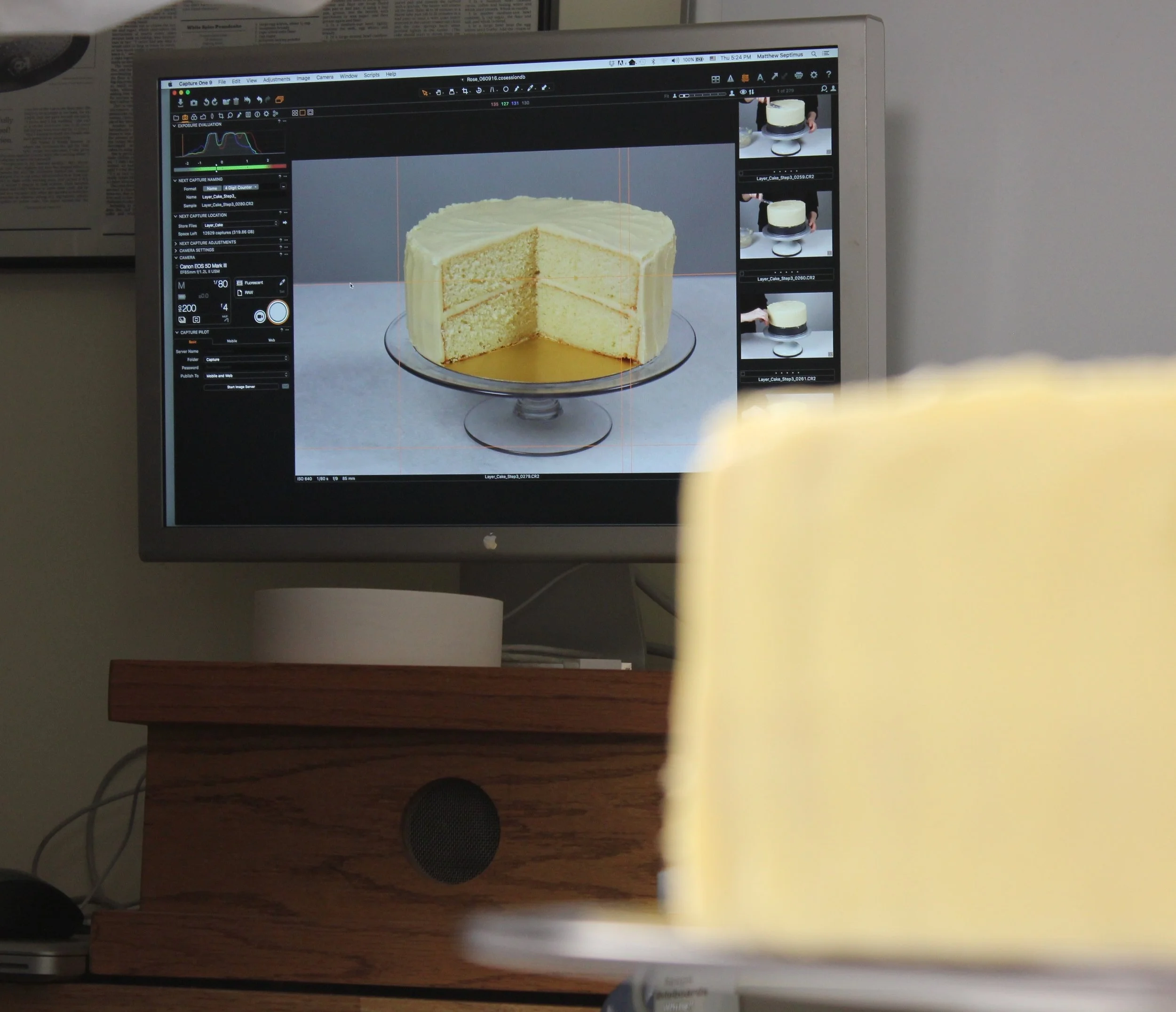 phase 3 step by sep photos basic yellow cake with Mousseline buttercream