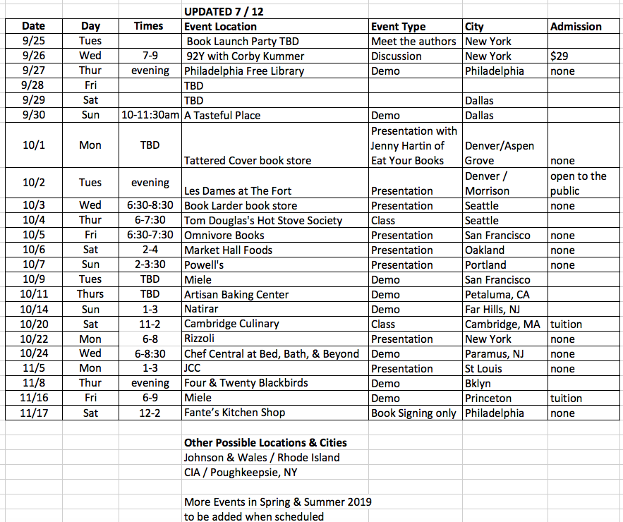PHASE 15 OUR BOOK ARRIVES & TOUR SCHEDULE