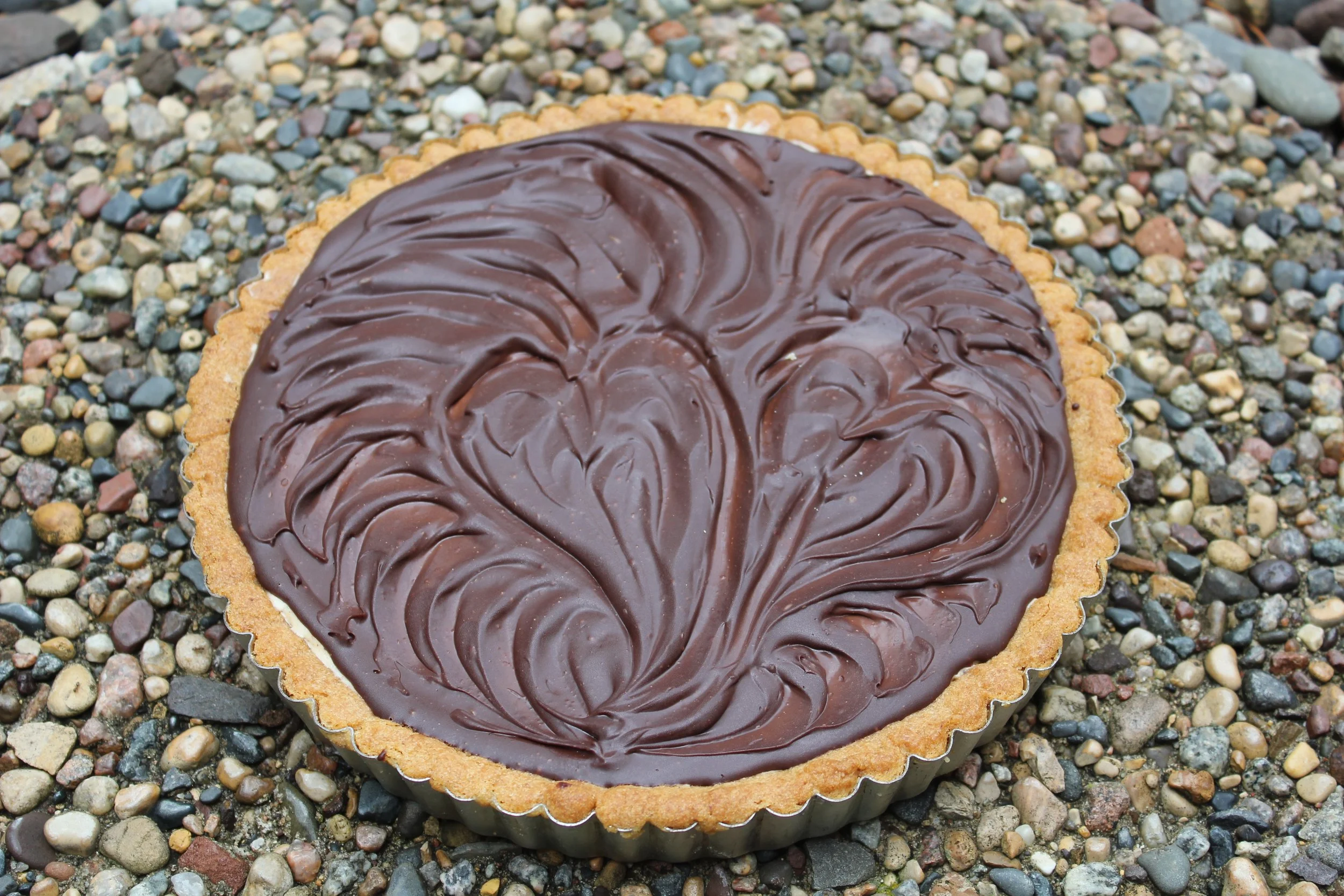 CHOCOLATE HAZELNUT MOUSSE TART from the BAKING BIBLE 