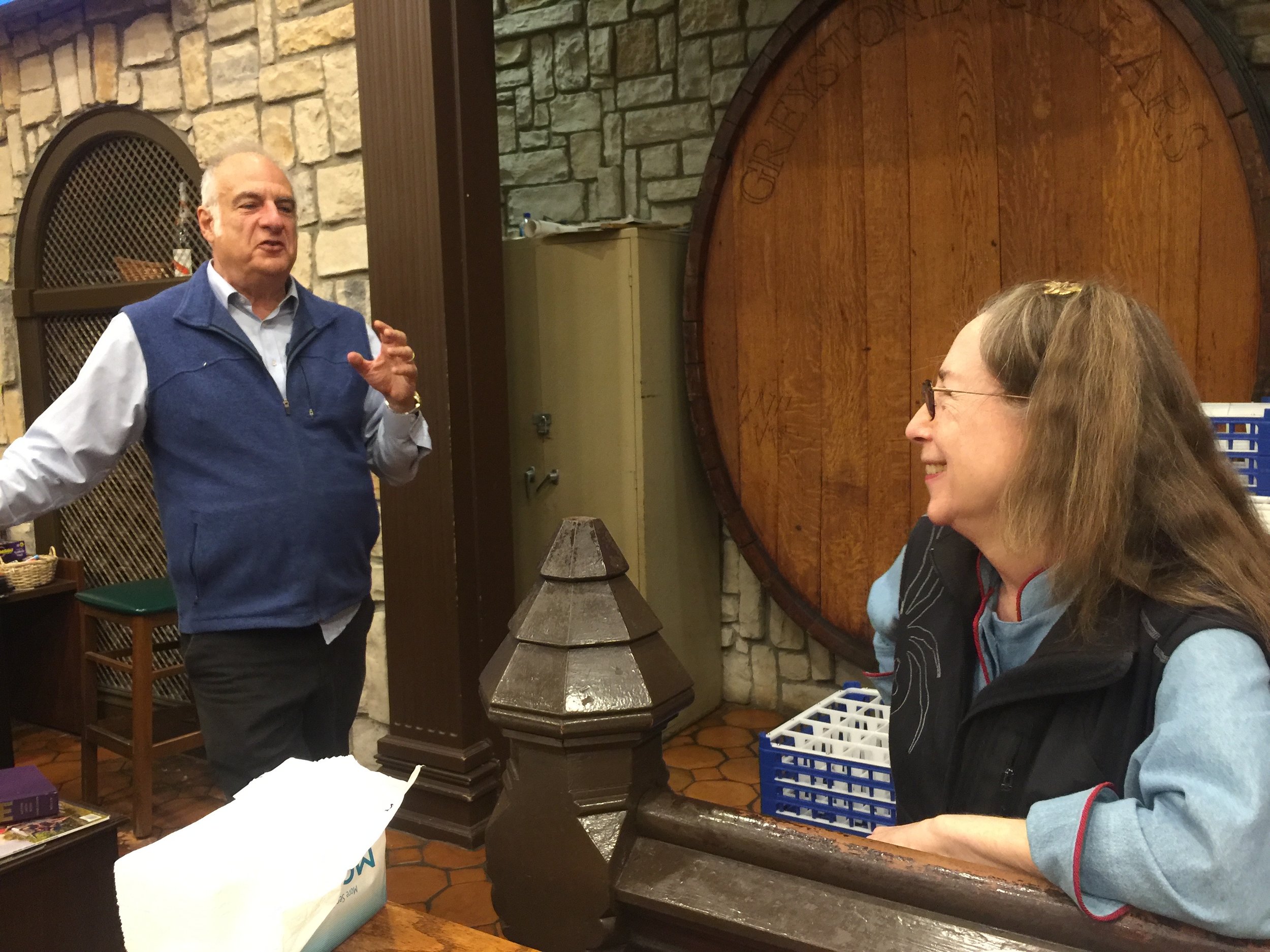 Micheal Weiss describing a dessert wine