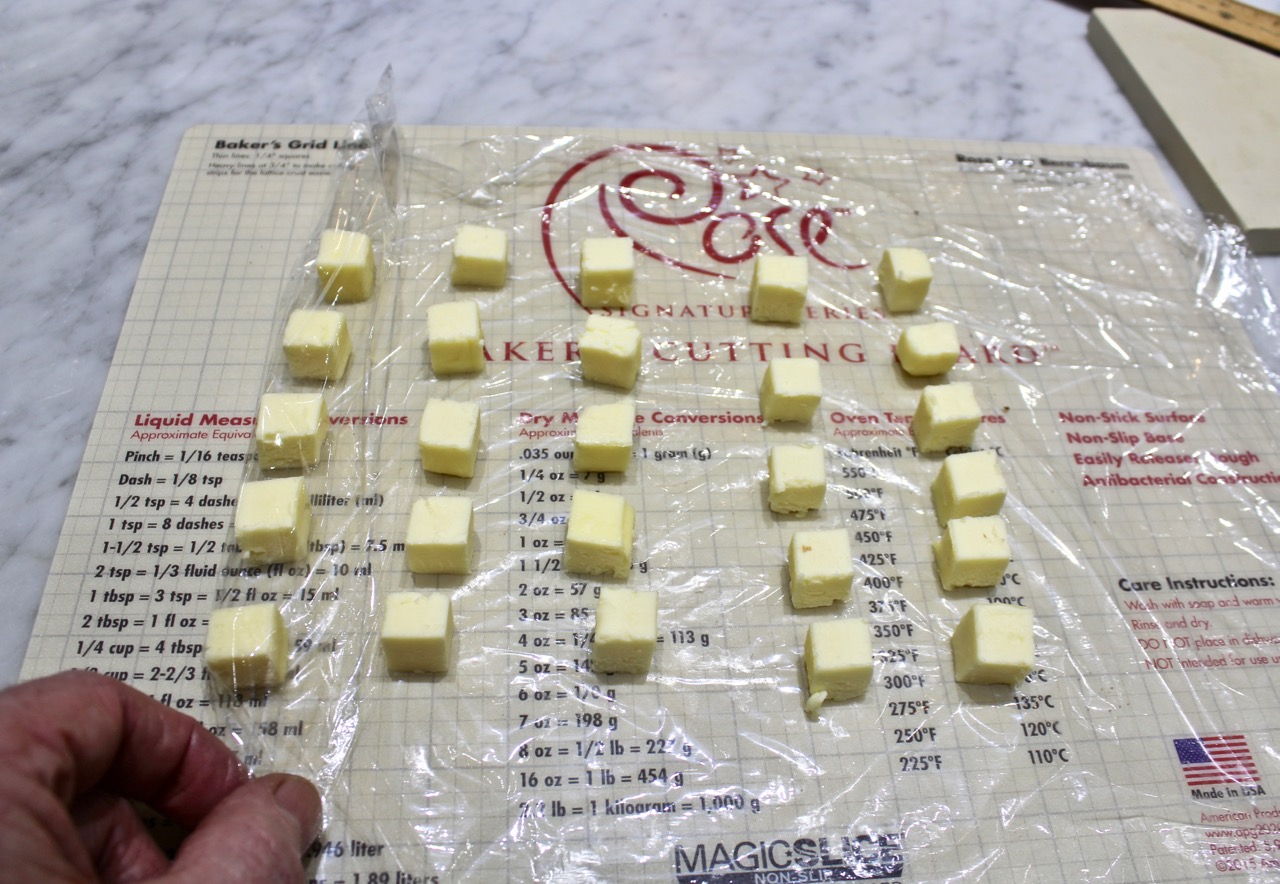 6A) roll up the butter cubes