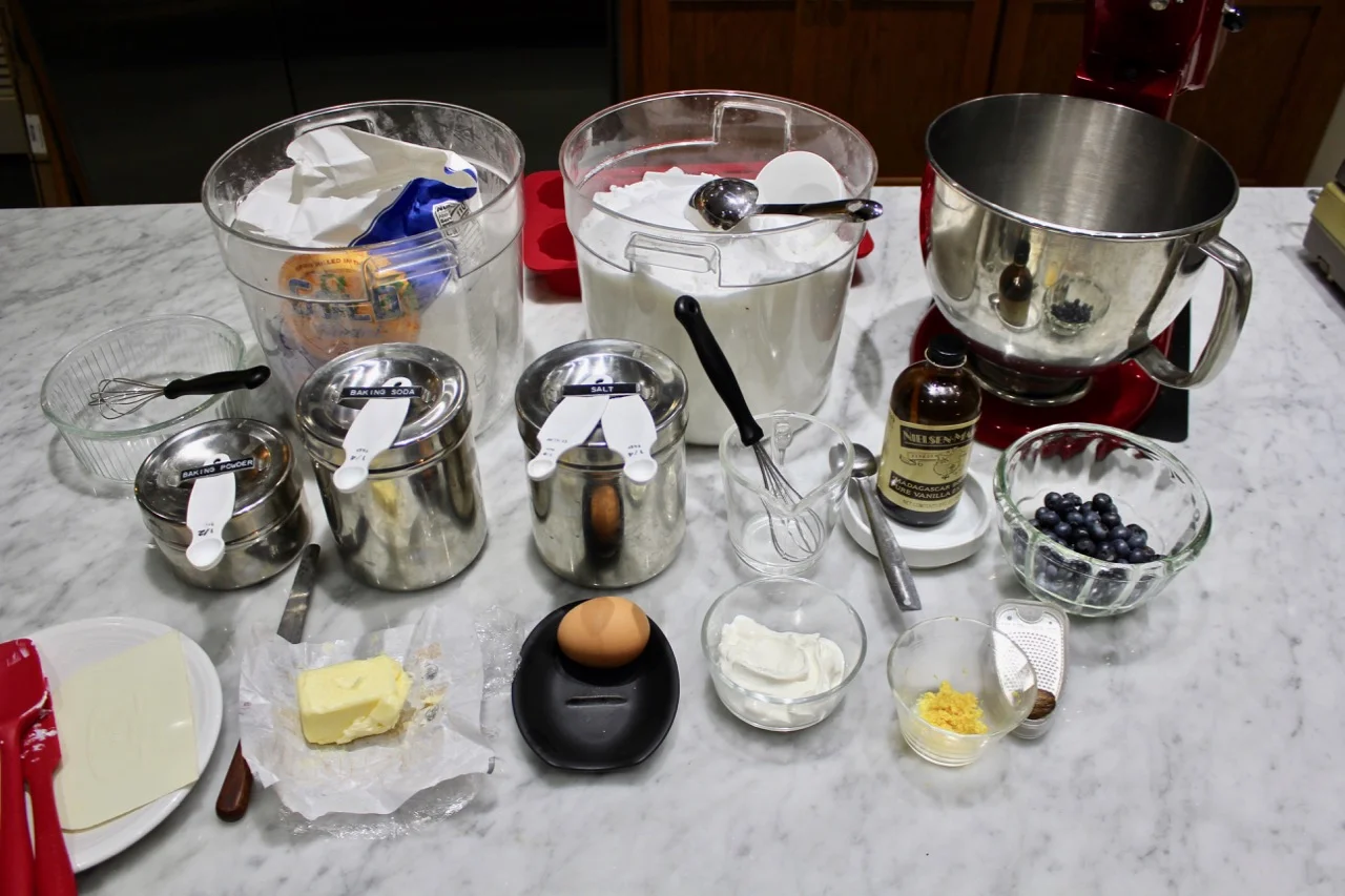 Mis en Place : having all of your ingredients at your available before proceeding to make your recipe