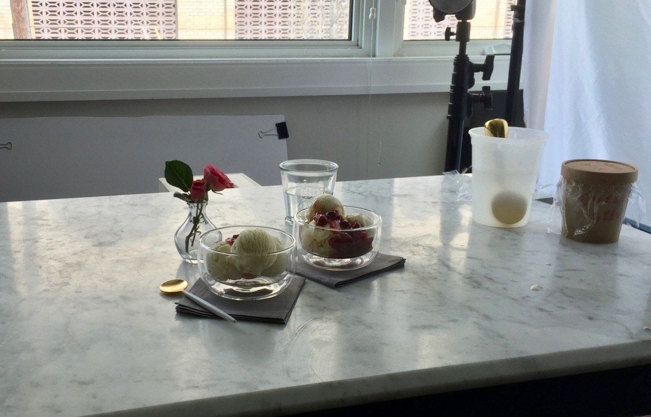 Ice creams now in place
