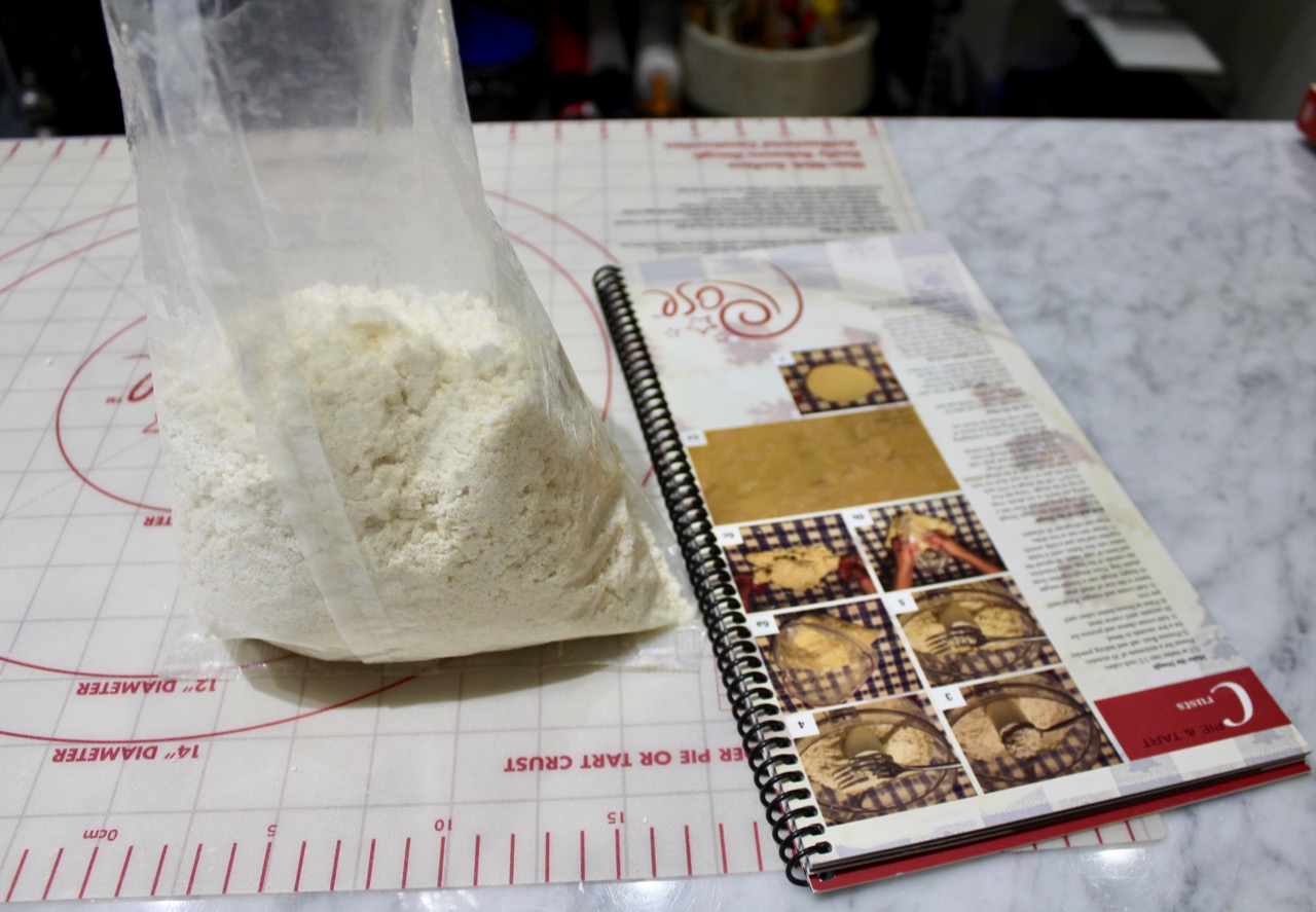 bagged pie dough and Rose's Pie booklet