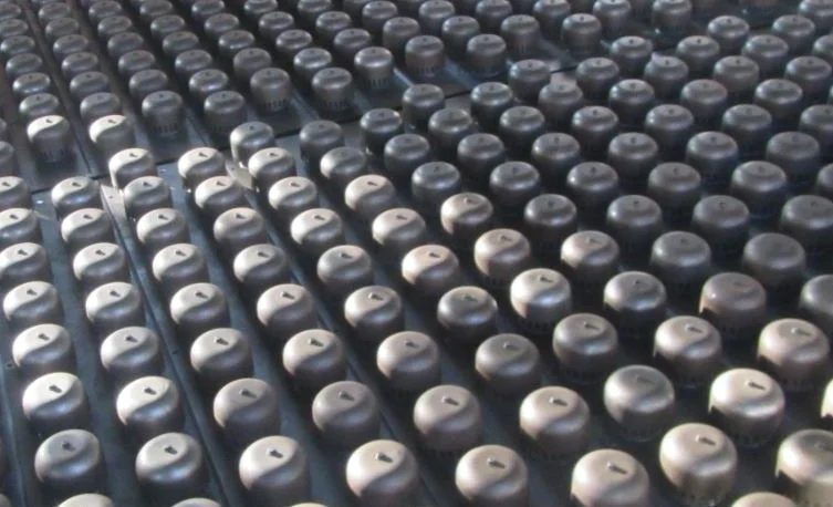 Typical Bubble Cap Tray Layout