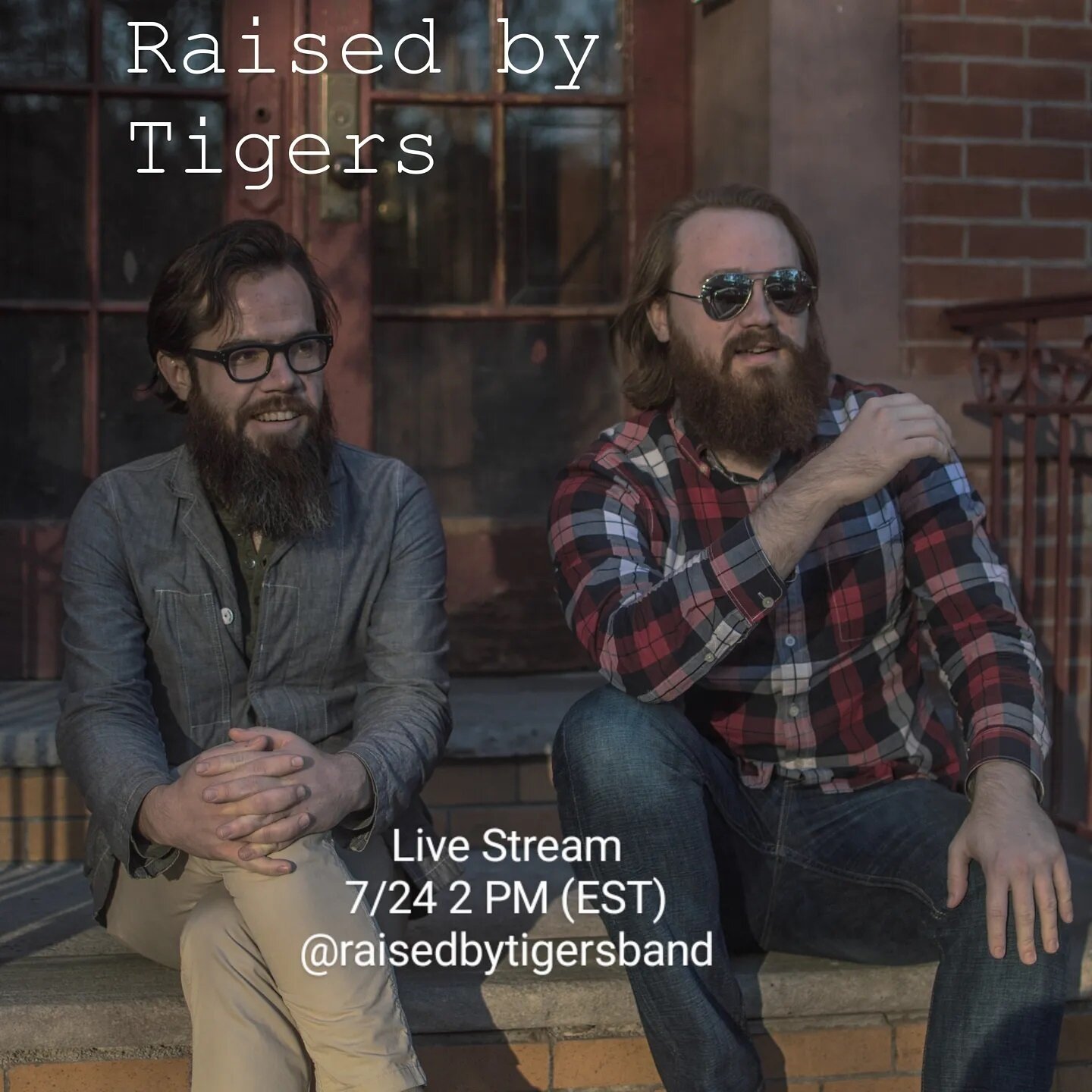 Impromptu live stream tomorrow afternoon 7/24 2pm EST. Join Andrew and James for some good tunes!

#raisedbytigers #livestream #duo #nycmusic #acoustic #unplugged