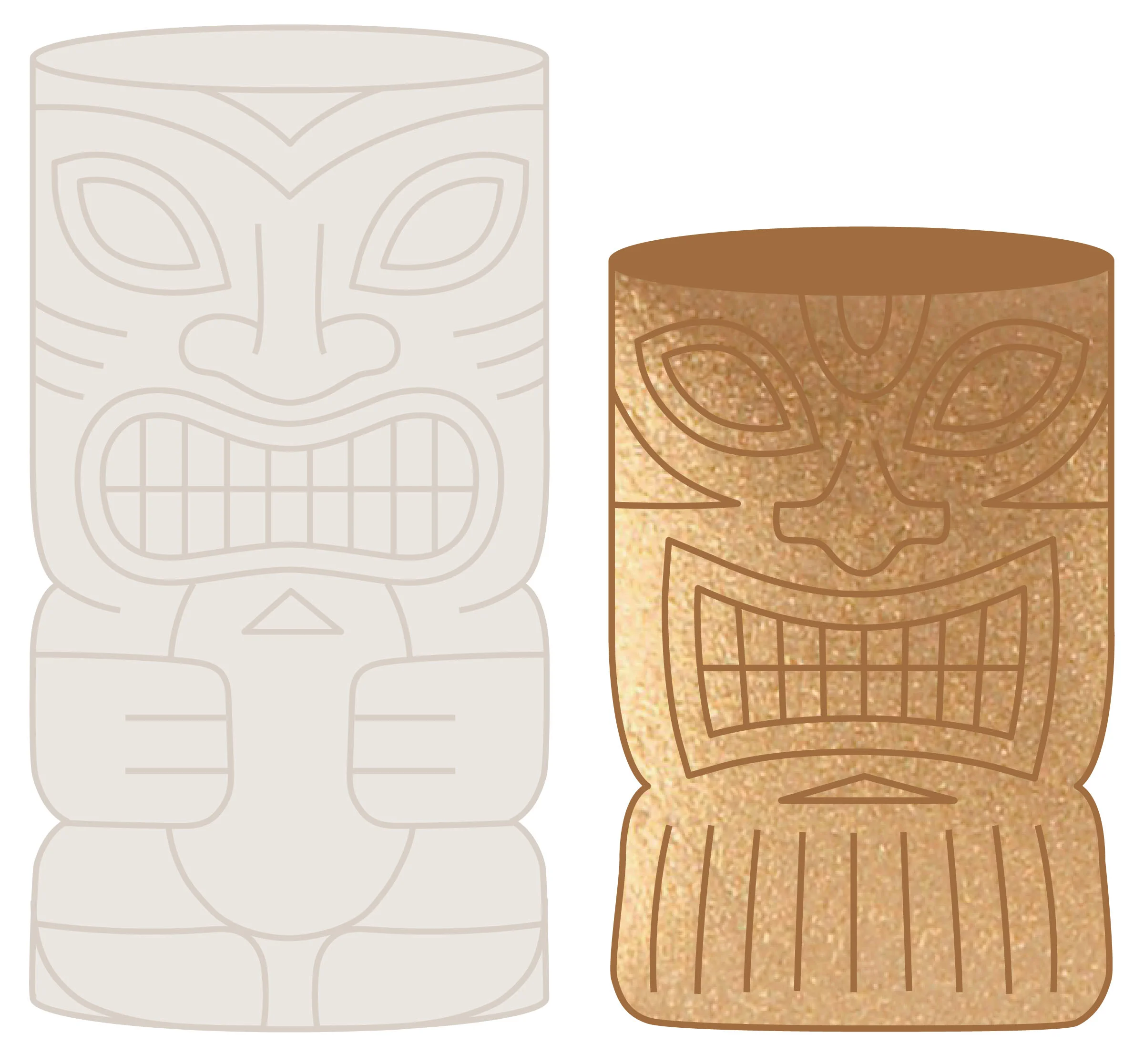 fiestas tiki vases.jpg