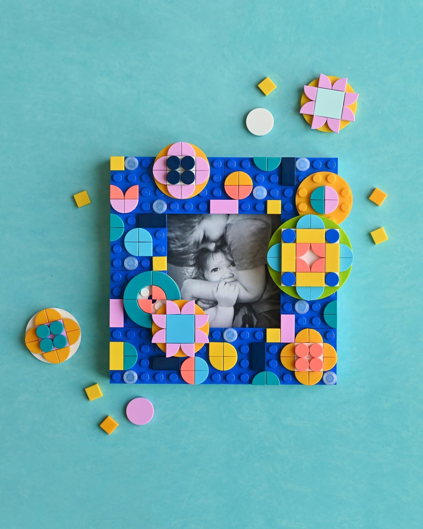 DOTTY MAY Photo Frame - I created this frame three years ago with @lego and Lego DOTS. The design has inspired me in many ways, from surface design patterns and quilts and other projects, which I will share in the next couple of weeks!

I call my col