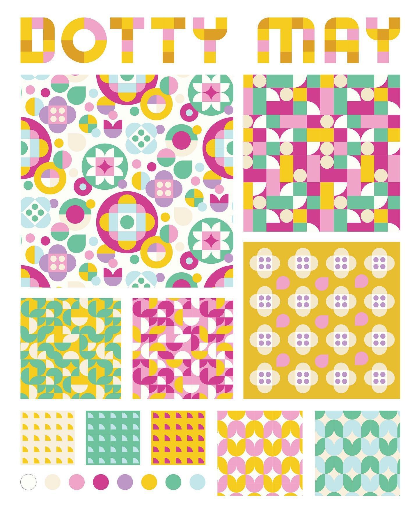 DOTTY MAY Pattern Play - I designed these patterns in the summer of 2020, based on the photo frame I made with @lego DOTS. Creating patterns is such a fun design challenge - playing with color, shapes and size. I&rsquo;ve learned it&rsquo;s best to h