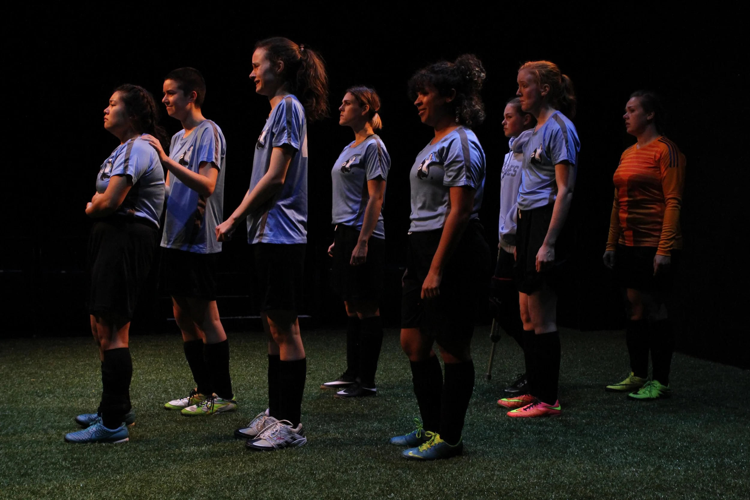 Production photos by: Ron Reed Featuring: L-R Amanda Sum, Shona Struthers, Paige Louter, Jalen Saip, Ali Watson, Danielle Klaudt, Georgia Beaty and Kim Larson