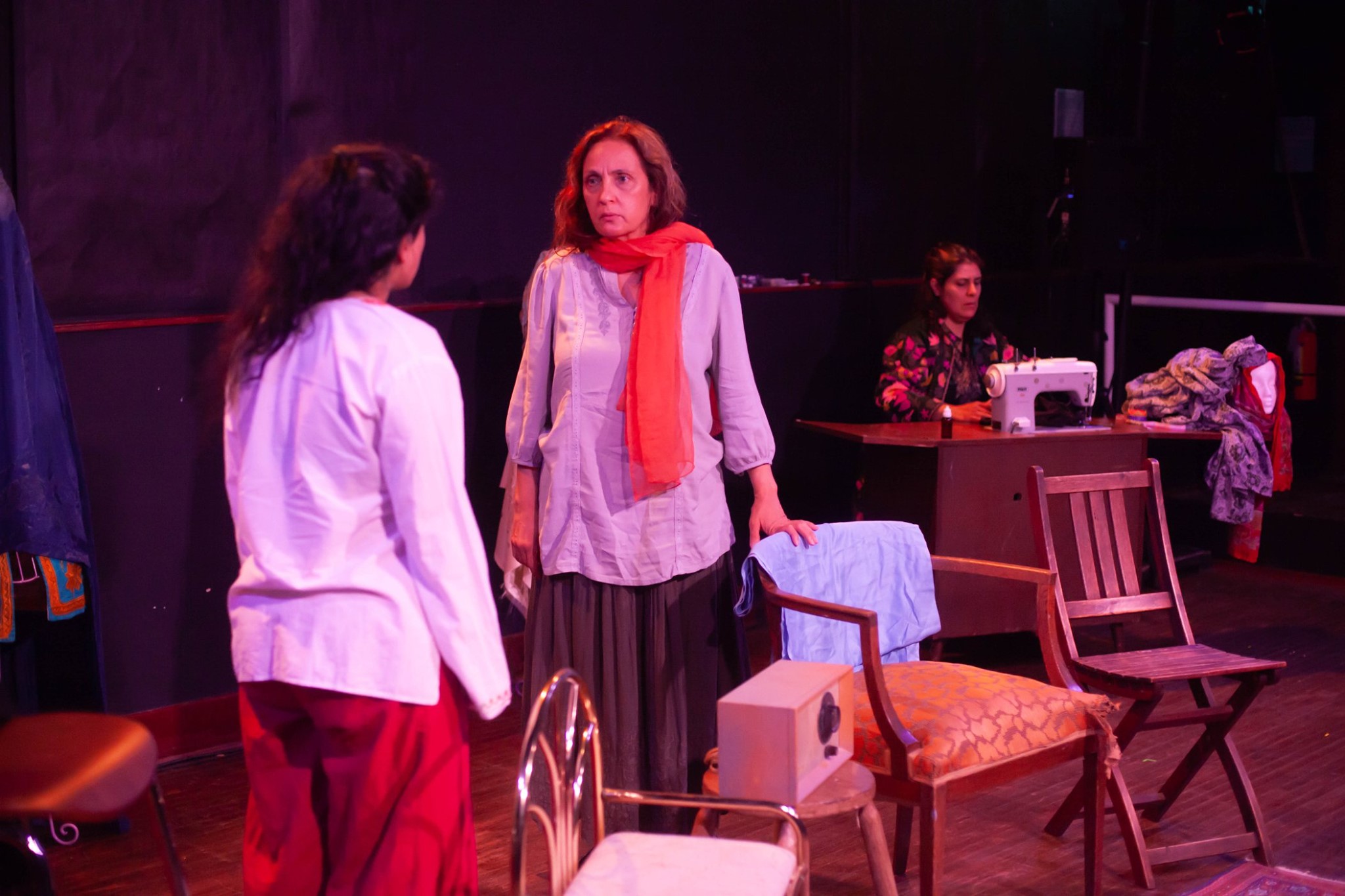 Production photos by: Jayda Paige Photography Featuring L-R: Sabrina Vellani, Peri Allan and Yasmin Tayob