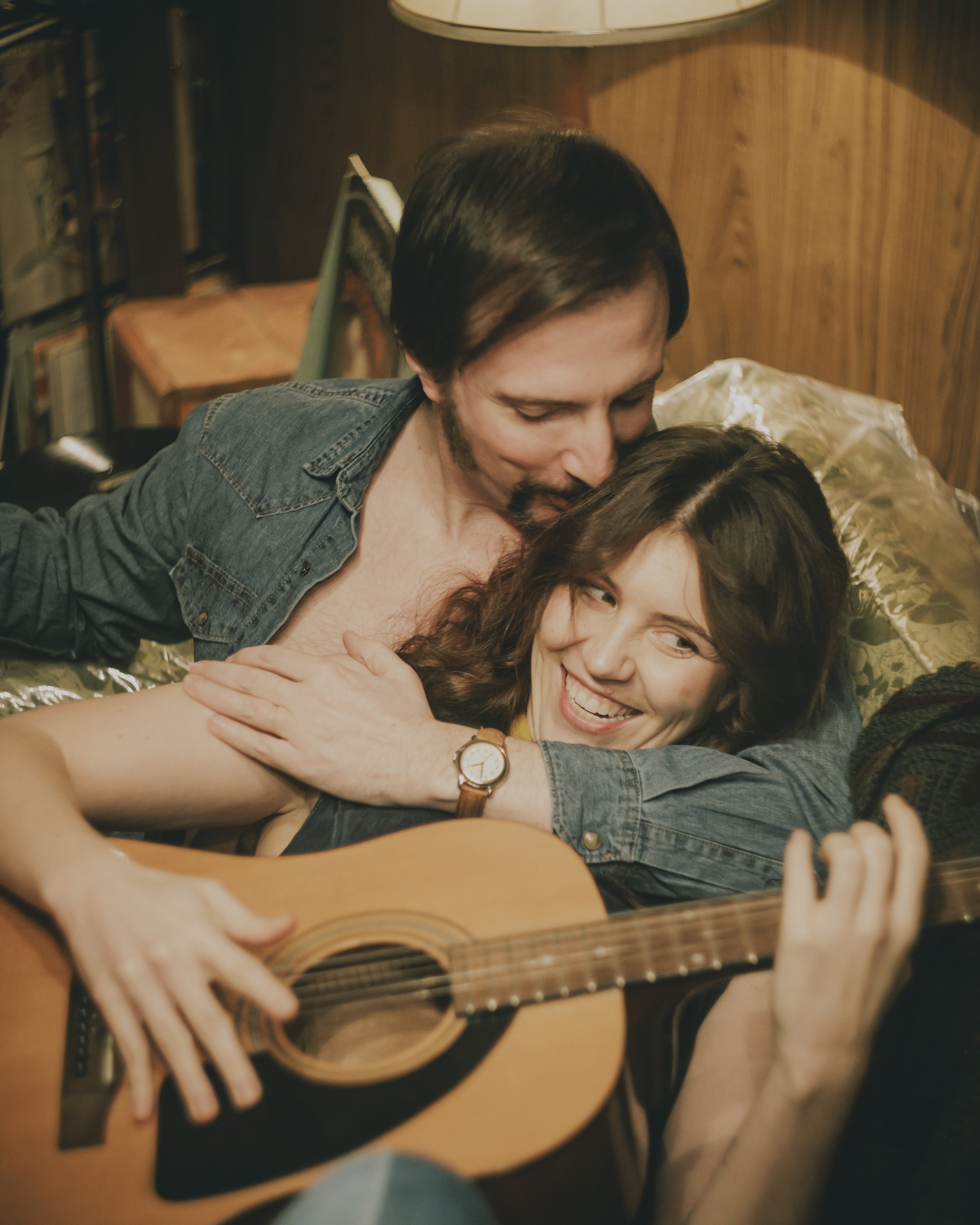  Pictured (L-R): Sebastien Archibald and Meaghan Chenosky  Set by Jenn Stewart, Lights by Sophie Tang, Costumes by Jessica Oostergo 