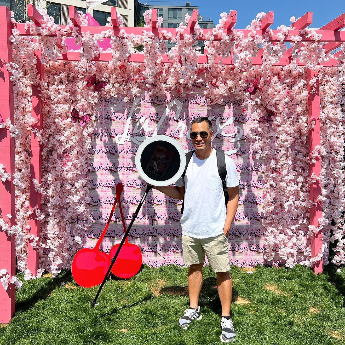We&rsquo;re on the move! Our roaming photo booth activation was a hit at #petalpalooza this year at the @yardsparkdc for @lacroixwater release of their cherry blossom flavored water. Guests were able to take single photos, gifs and boomerangs. Everyo
