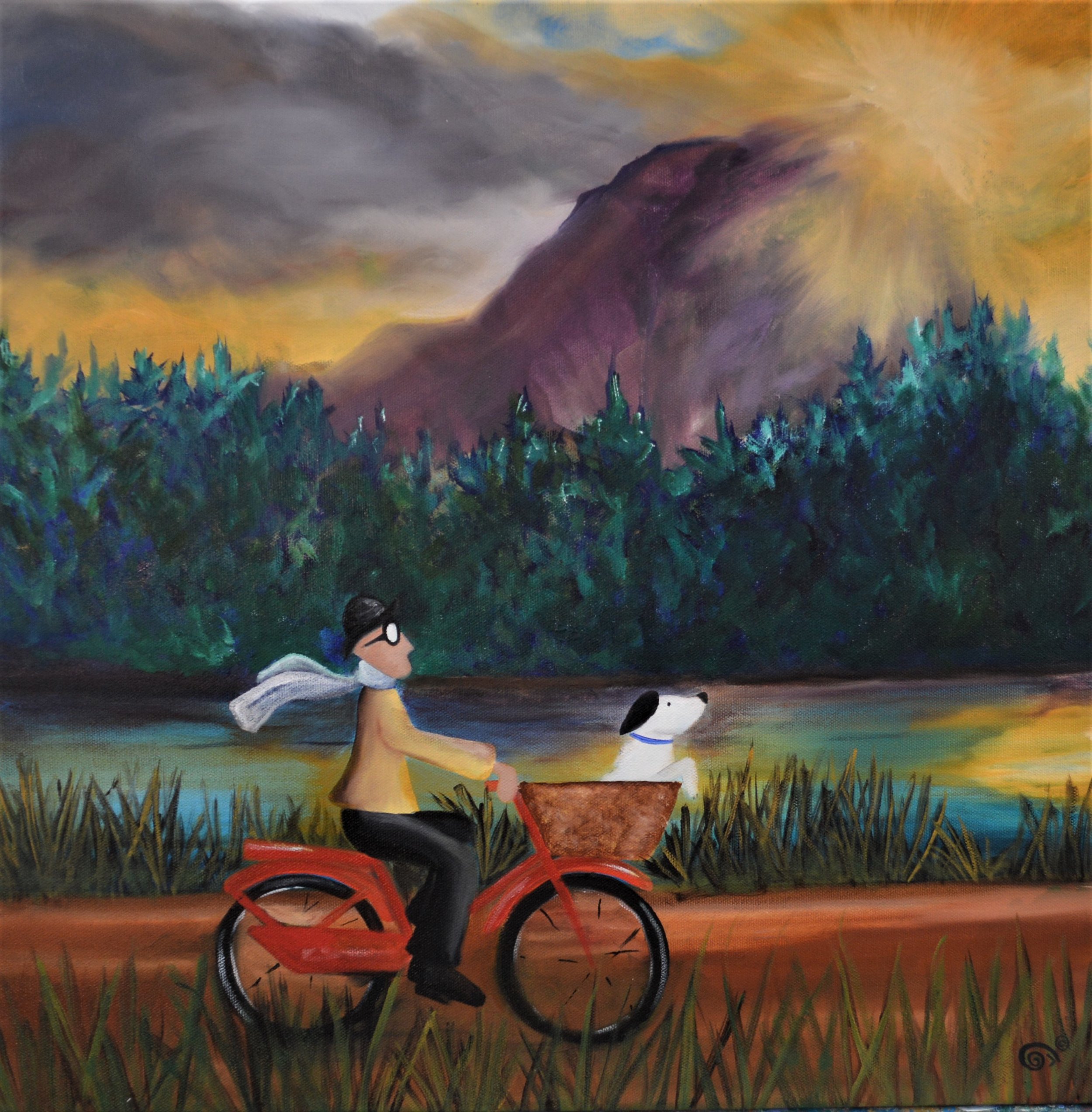 Signore Greve-Good Morning  18x18  Oil SOLD