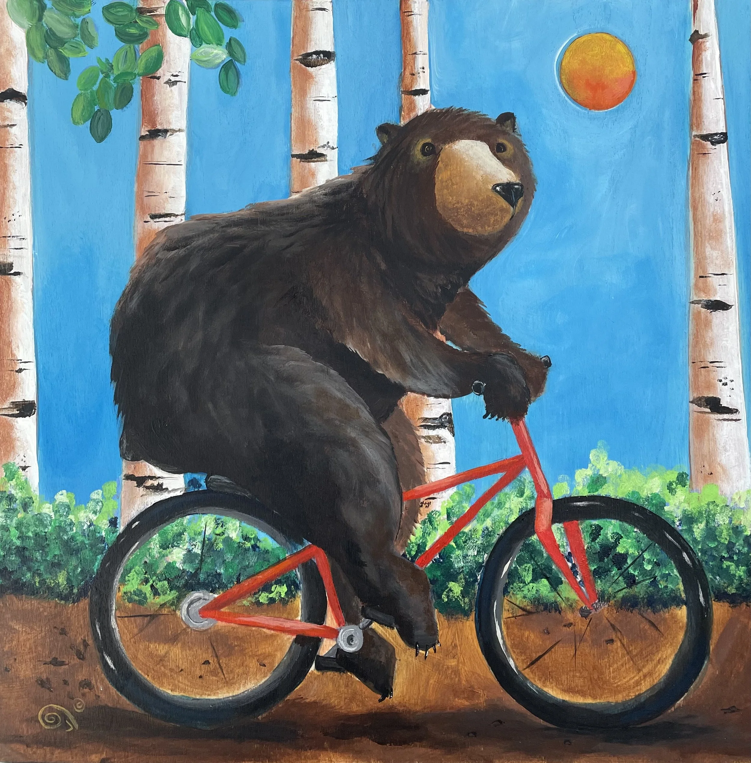 Fat Bottom Bears   12x12   Original Acrylic    $295