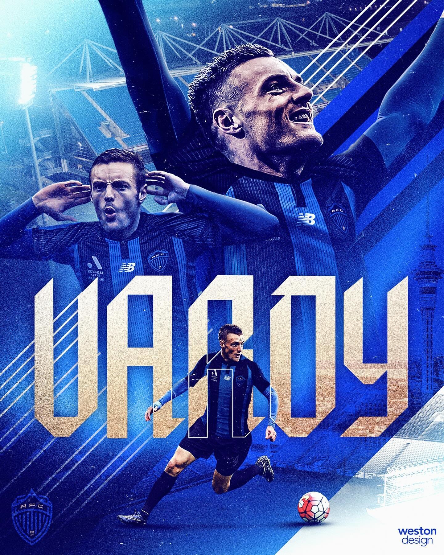 JAMIE VARDY&rsquo;S HAVING A PARTY!! 🎉

But is it going to be in Auckland..? 👀

With @aucklandfc_24 officially joining the @aleagues and transfer rumours SWIRLING around left right and centre - it&rsquo;s hard to not get excited about potential mar