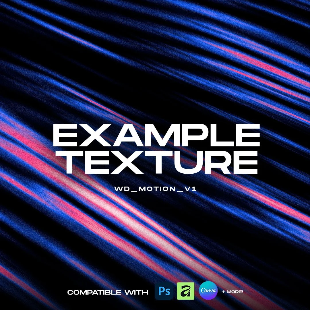 Dynamic Motion texture overlay adding movement and energy to creative designs