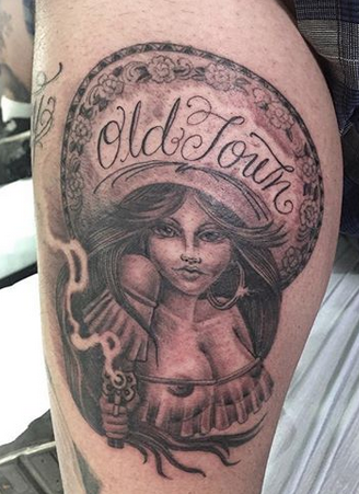 Bandita Done by Carlos Duenas Taboo Tattoo Deep Ellum Dallas TX  r tattoos