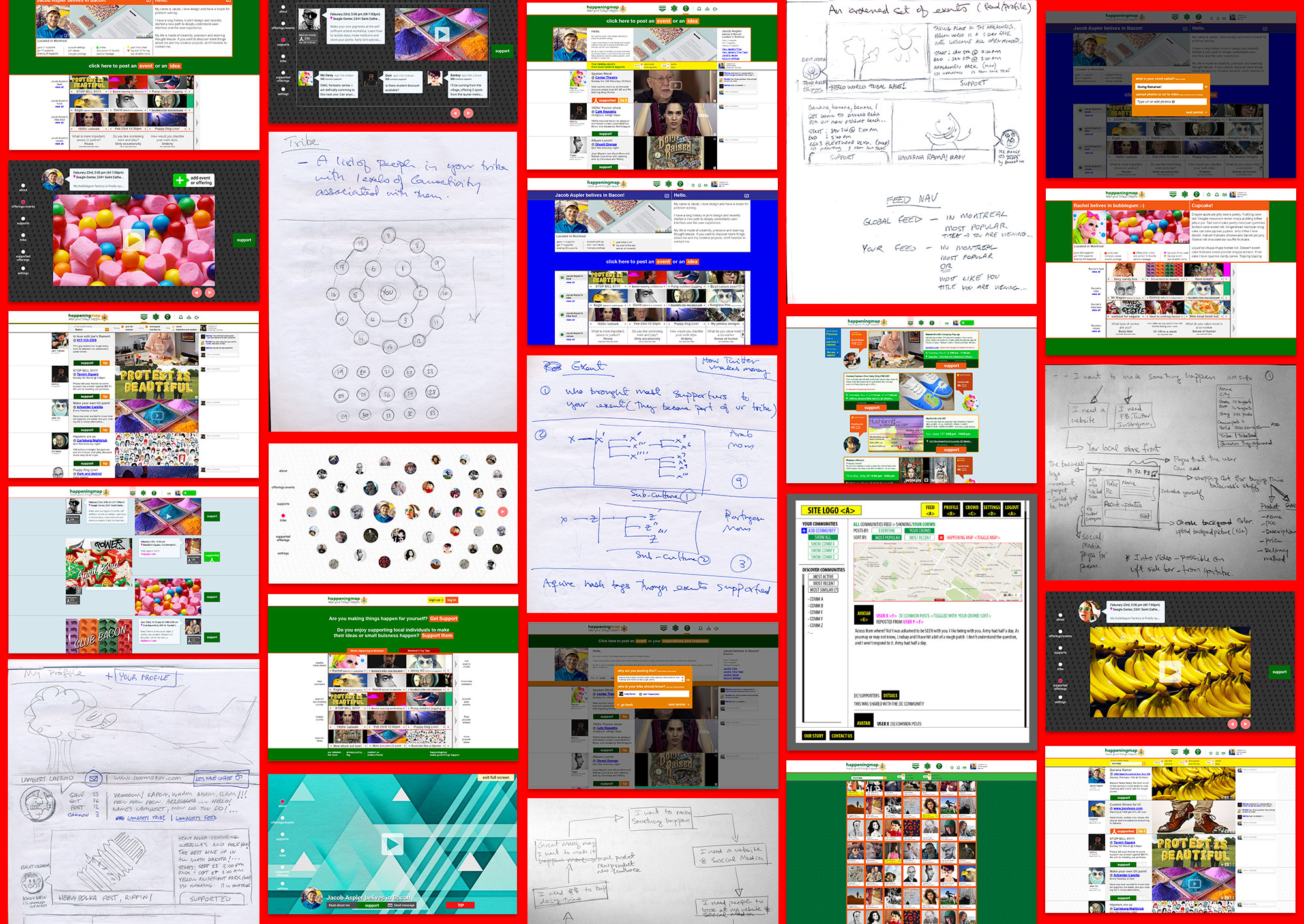 User Research and Sketches by Jacob Aspler