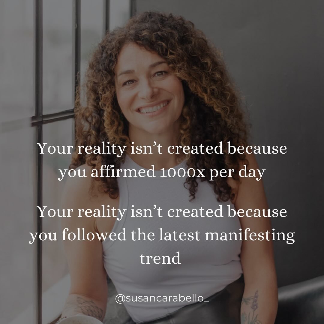 Did you know that&hellip;.

✨You don&rsquo;t need to affirm 1000x per day
✨You don&rsquo;t need to act as if
✨You don&rsquo;t need to use the latest trend or trick to manifest your dream life

All it takes is one thing. 

A true knowing within of who