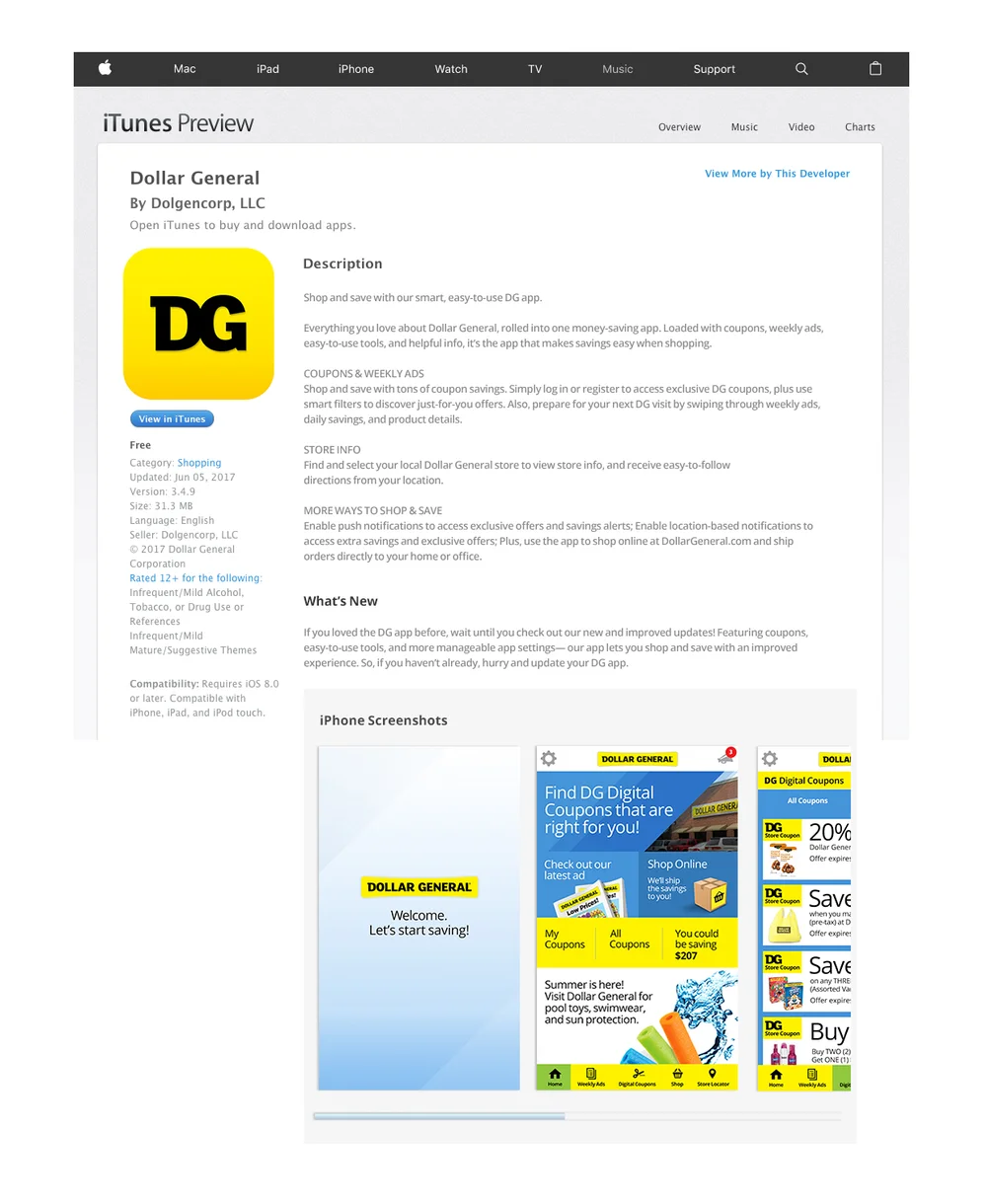 App Store Mock-up