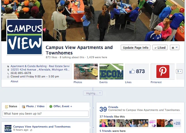 Facebook Page