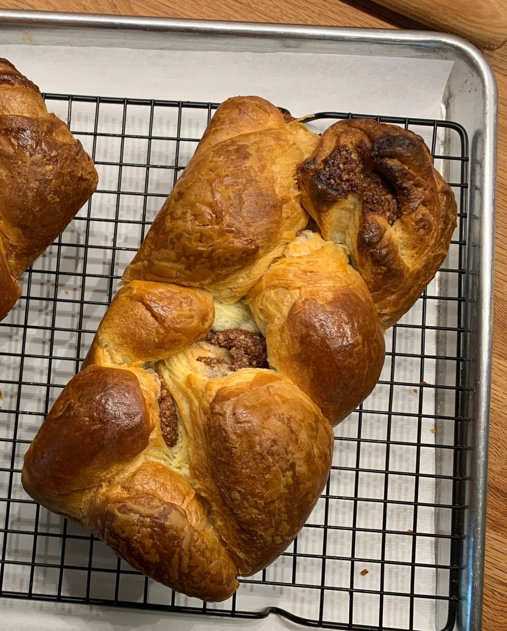 Brioche Feuilletee Revisited Chocolate Hazelnut Braid Baking With The French Tarte