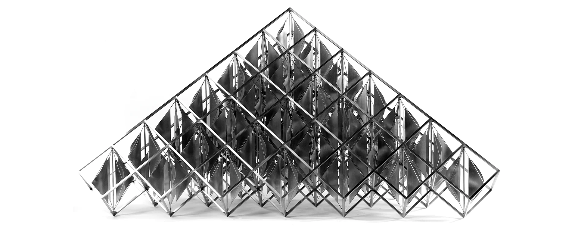 Alejandro Otero (Venezuela, 1921–1990) Delta solar , 1979, Stainless steel and aluminum. Gift of Beatriz & Manuel Kohn