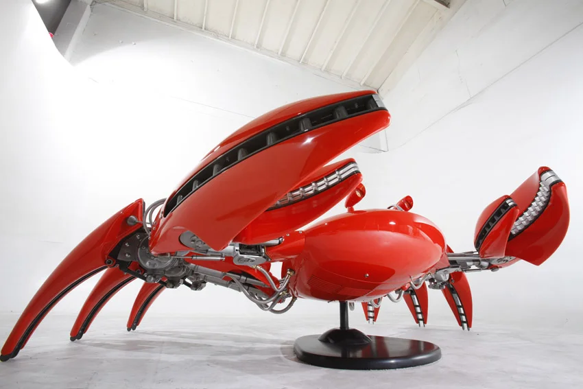 Cristian Castro (Argentina, b. 1971), EGG-771, 2008. Recycled materials, fiberglass, steel. Serial # 006. Courtesy of the artist