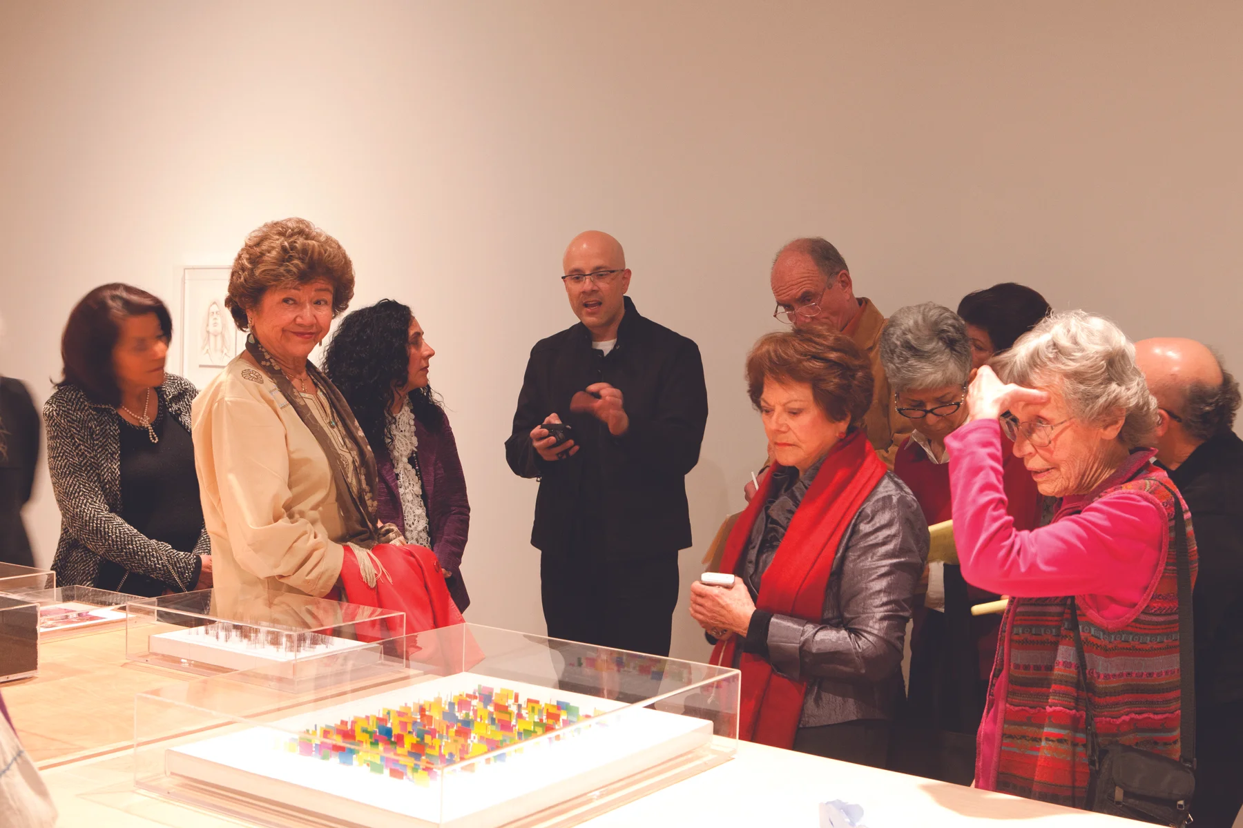 MOLAA Docent leading a guided tour