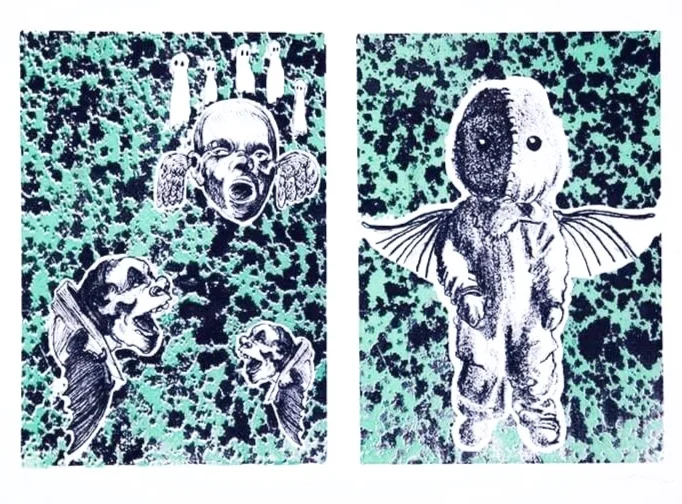 COCOA (Colegio de Comunicación y Artes Contemporánea), Quito, Ecuador Damned Dream , 2019, Color serigraph, 22 x 30 inches, Courtesy of the artist