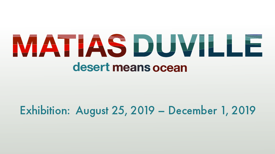 Matías Duville: desert means ocean