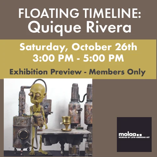 Floating Timeline: Quique Rivera · Exhibition Preview