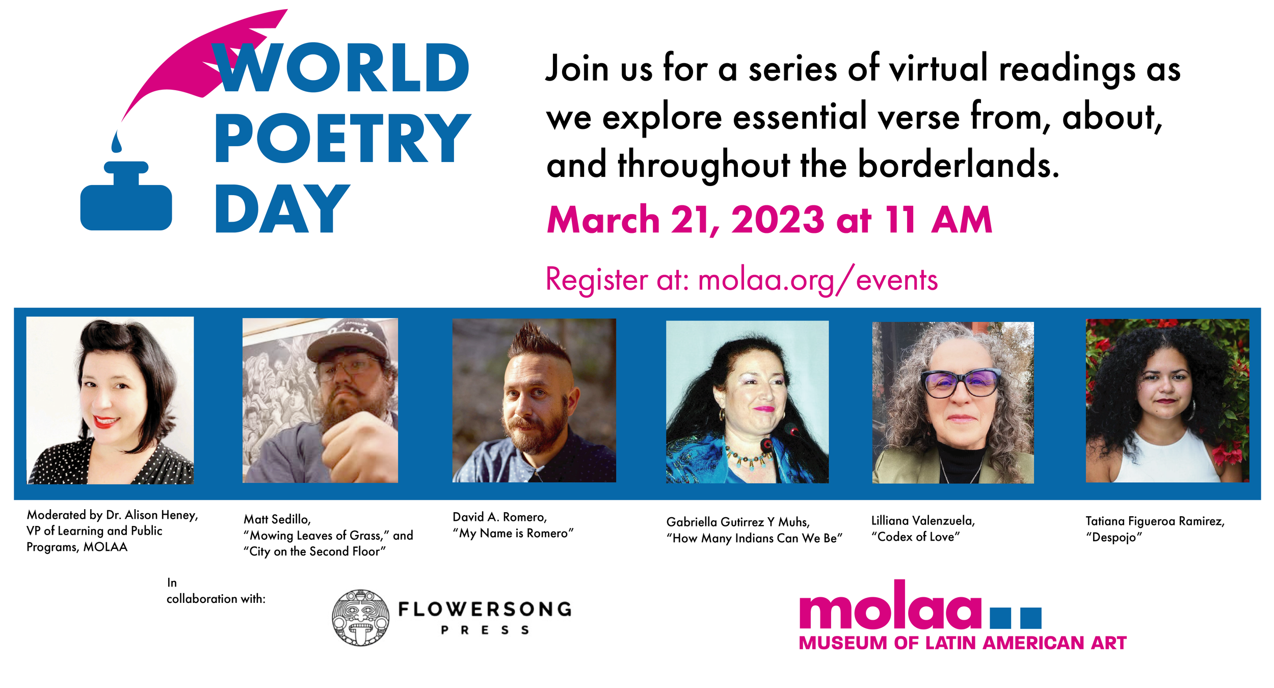 Celebrate World Poetry Day: Latinx Poets
