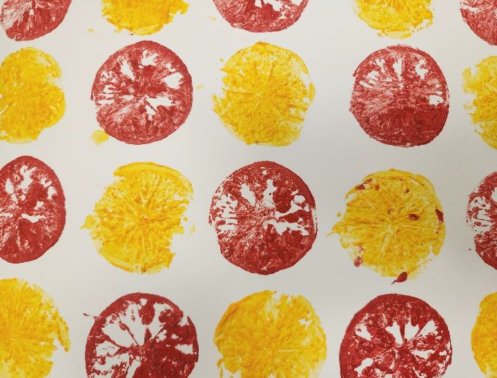Printing with Vegetables