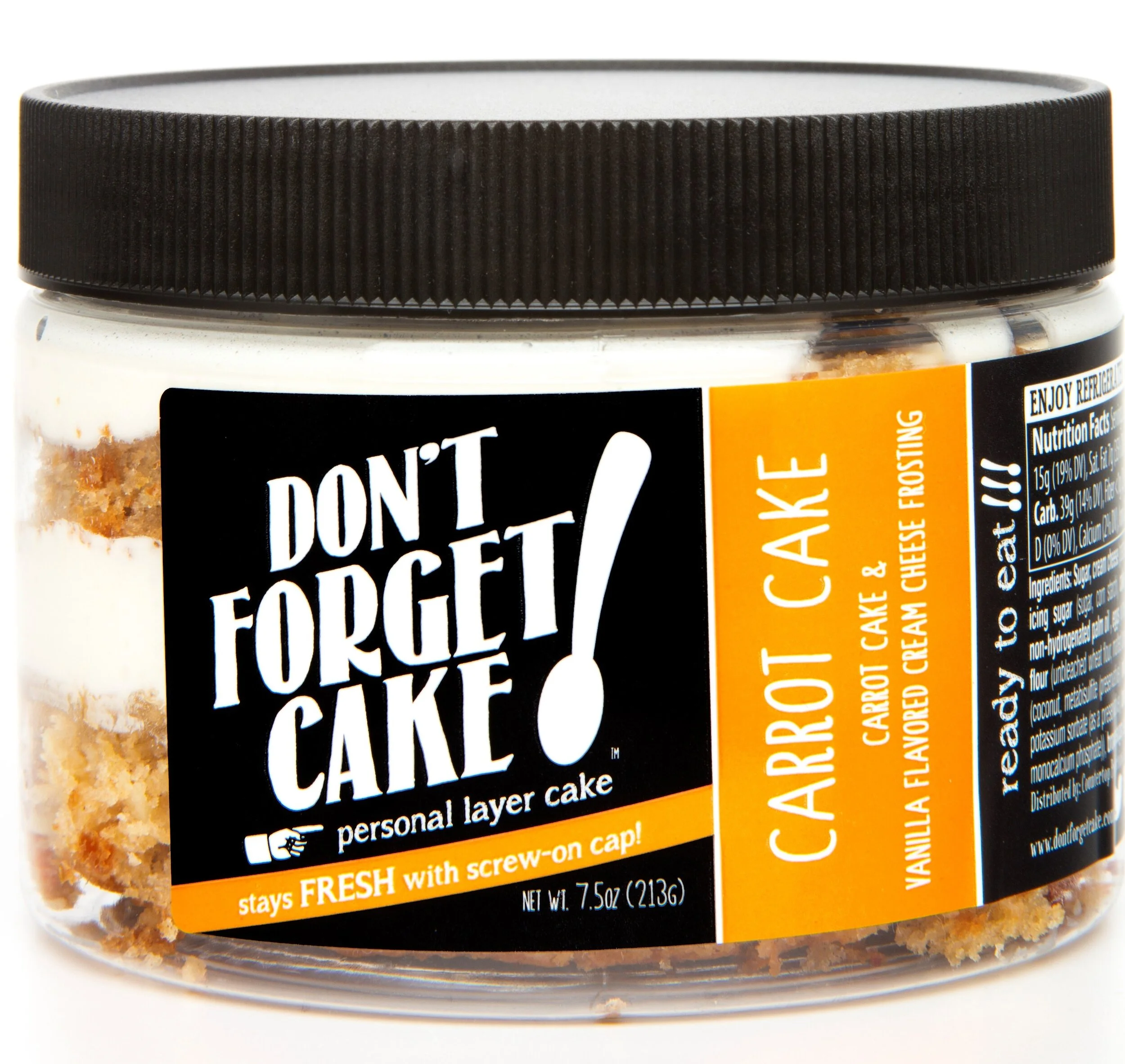 Carrot Cake - cake-in-a-jar (large)