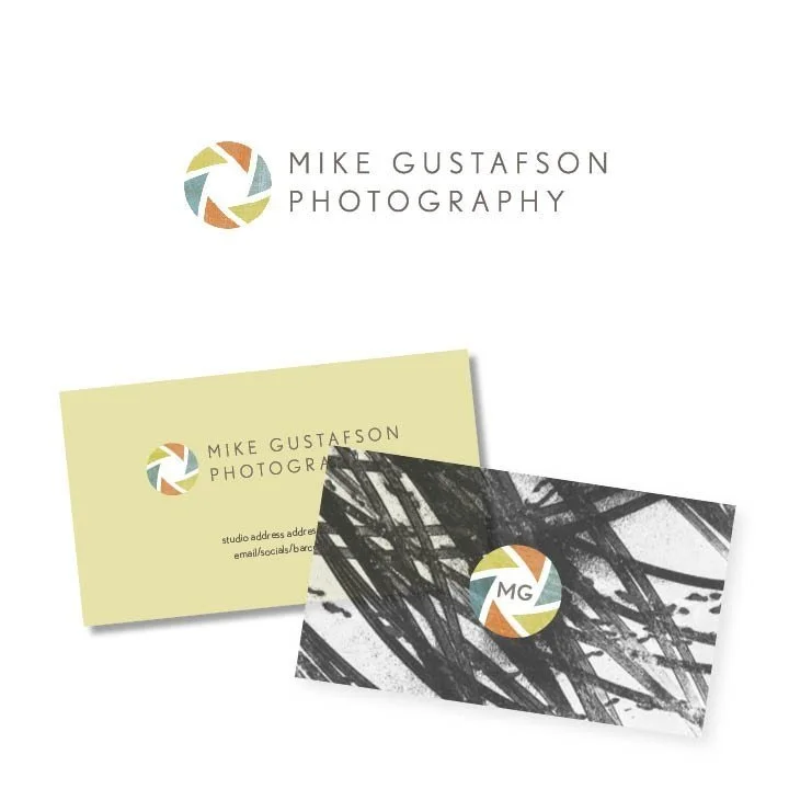  Client: Mike Gustafson Photography  Branding Mark and Style Guide by HPDS, Client provided images 