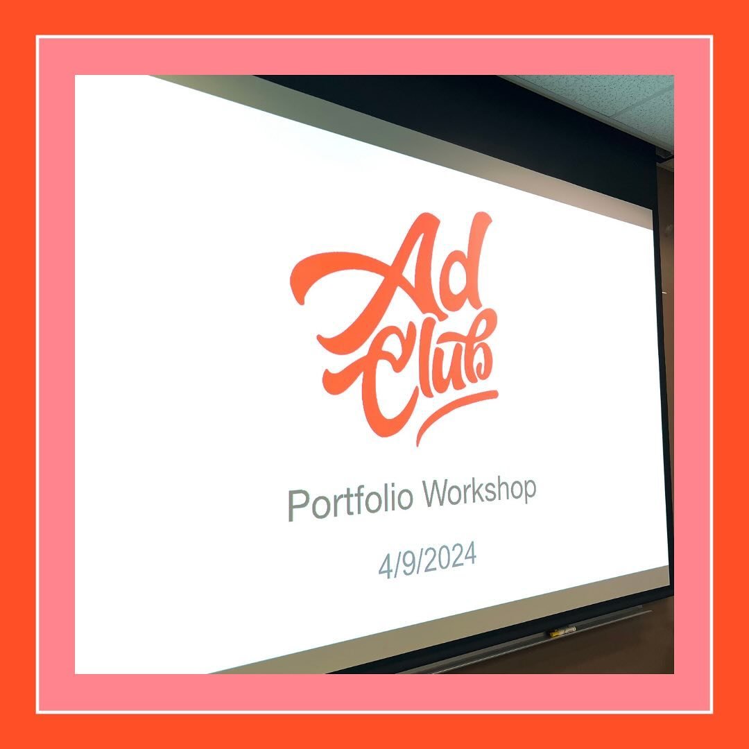 Thank you to everyone who came out to our portfolio workshop! 👏🏼✨ So many good conversations &amp; helpful tips were shared. The slides were shared in the Group Me for anyone who wasn&rsquo;t able to make it!