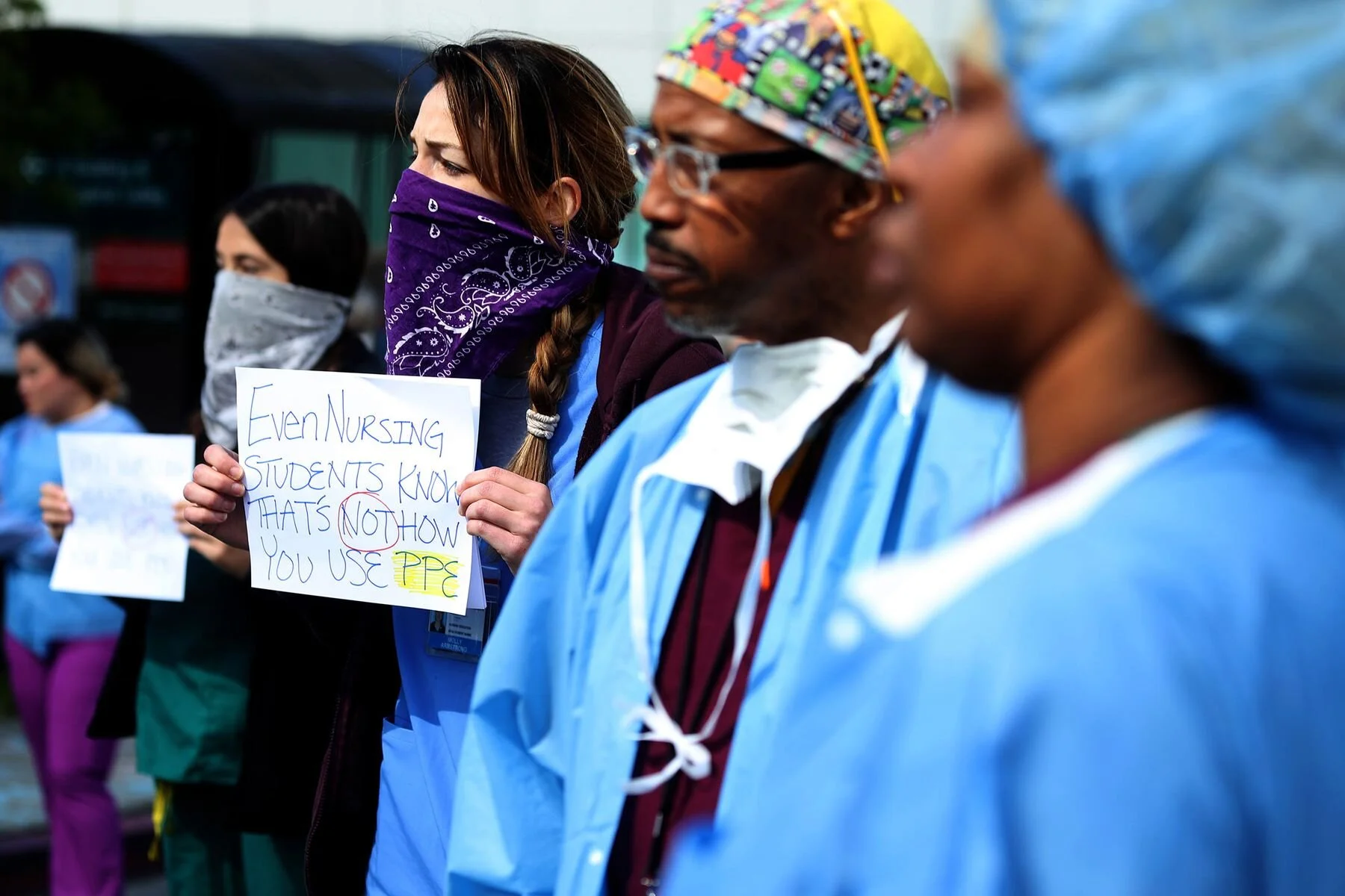 Bloomberg: Tension, Fear Grip U.S. Health Workers With Critical Protective Gear Running Low