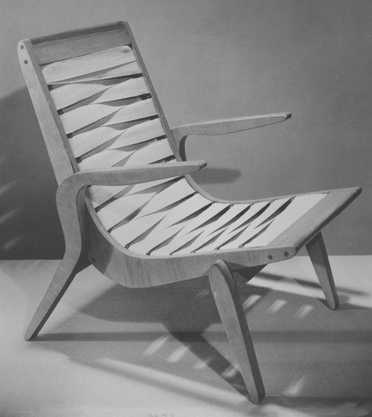 Relaxation cross-woven chair, 1947