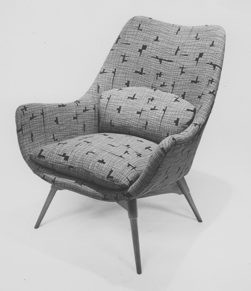 E2 'Elastic' Contour armchair, 1954