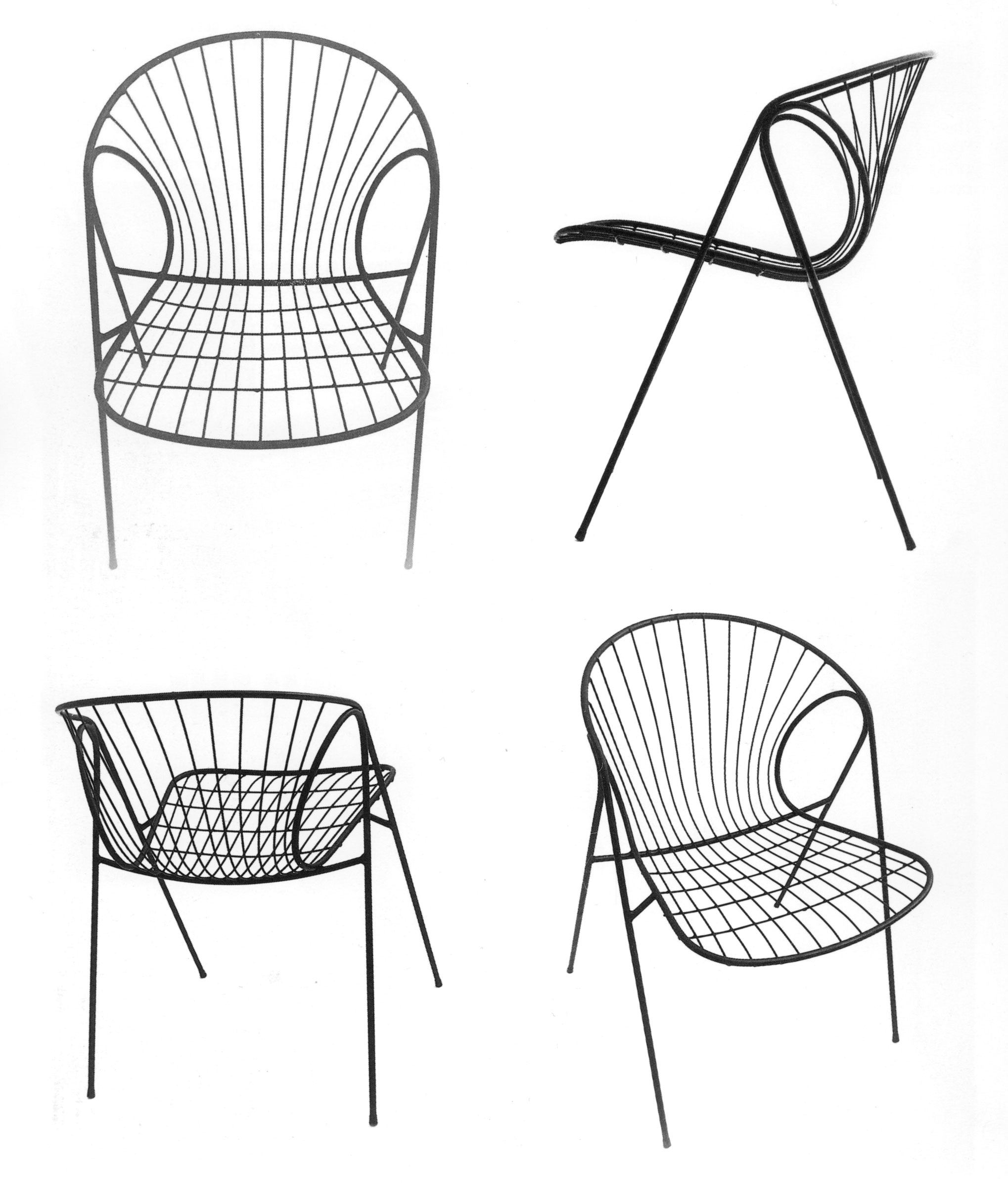 Wire chair, 1963