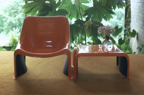 Poli chair and table, 1971